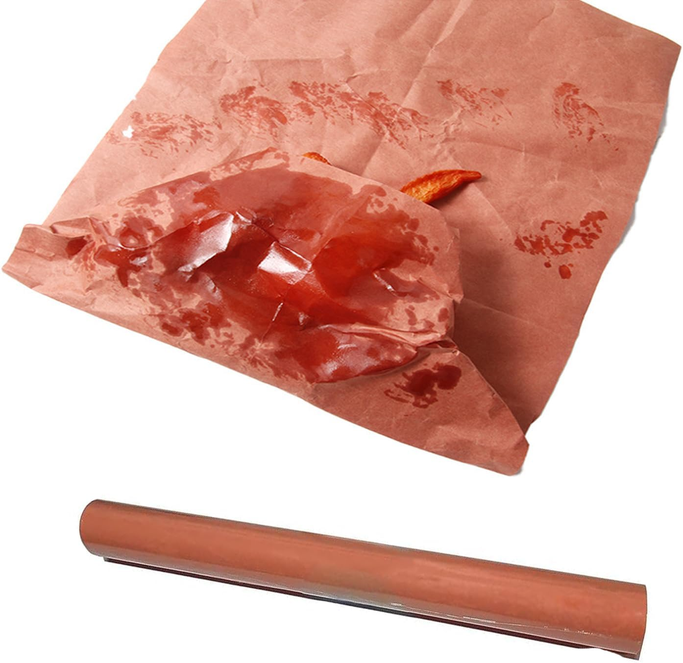 Pink Butcher Paper for Smoking Meat, 30Cm X 10M Roll for Smoking Briske, BBQ, Barbecue Meat Wrapping, Grilling - Uncoated, Unbleached, Unwaxed image number 4