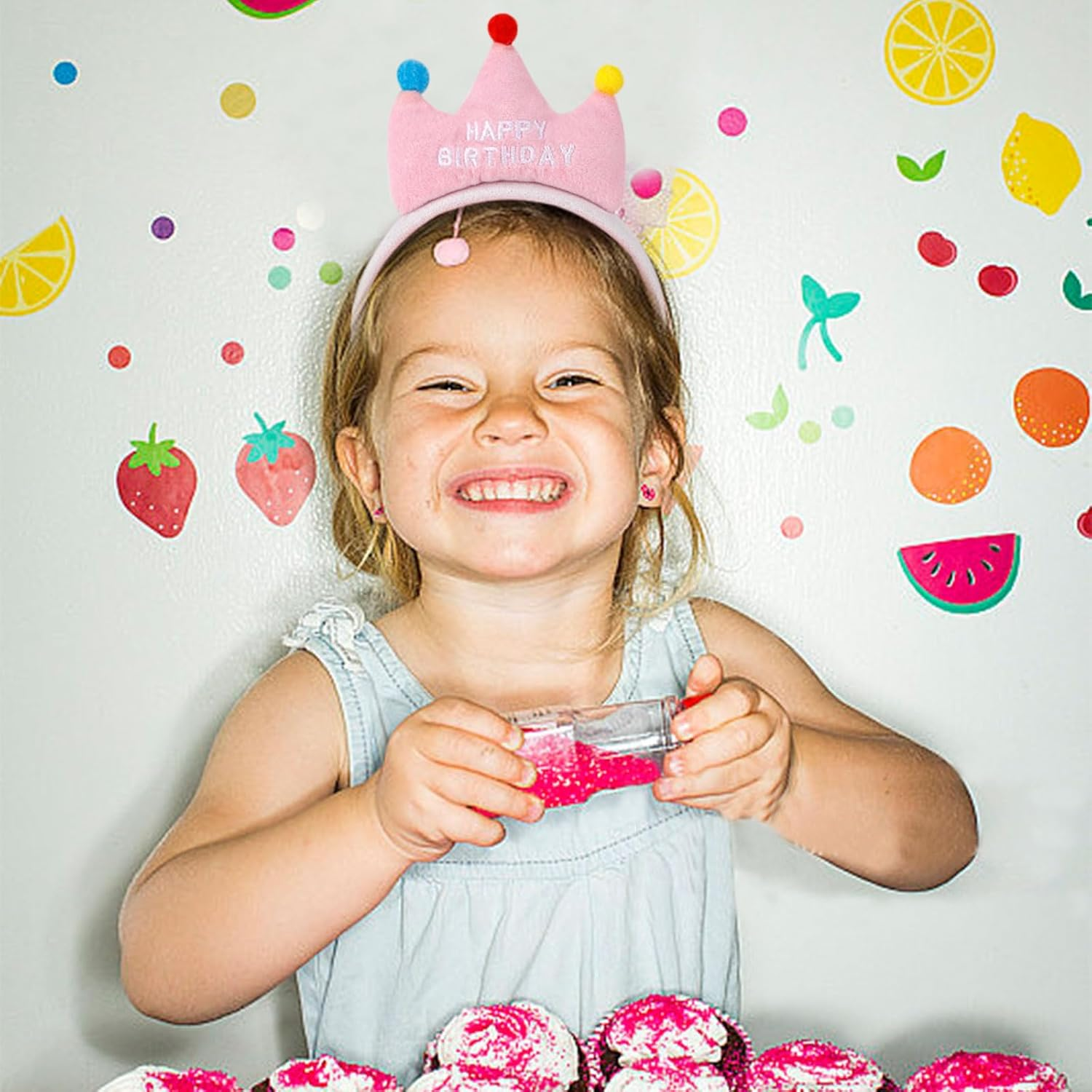 Birthday Headband, Happy Birthday Crown, Birthday Decorations for Women Girls, Birthday Gifts for Women, Birthday Hair Accessories image number 3