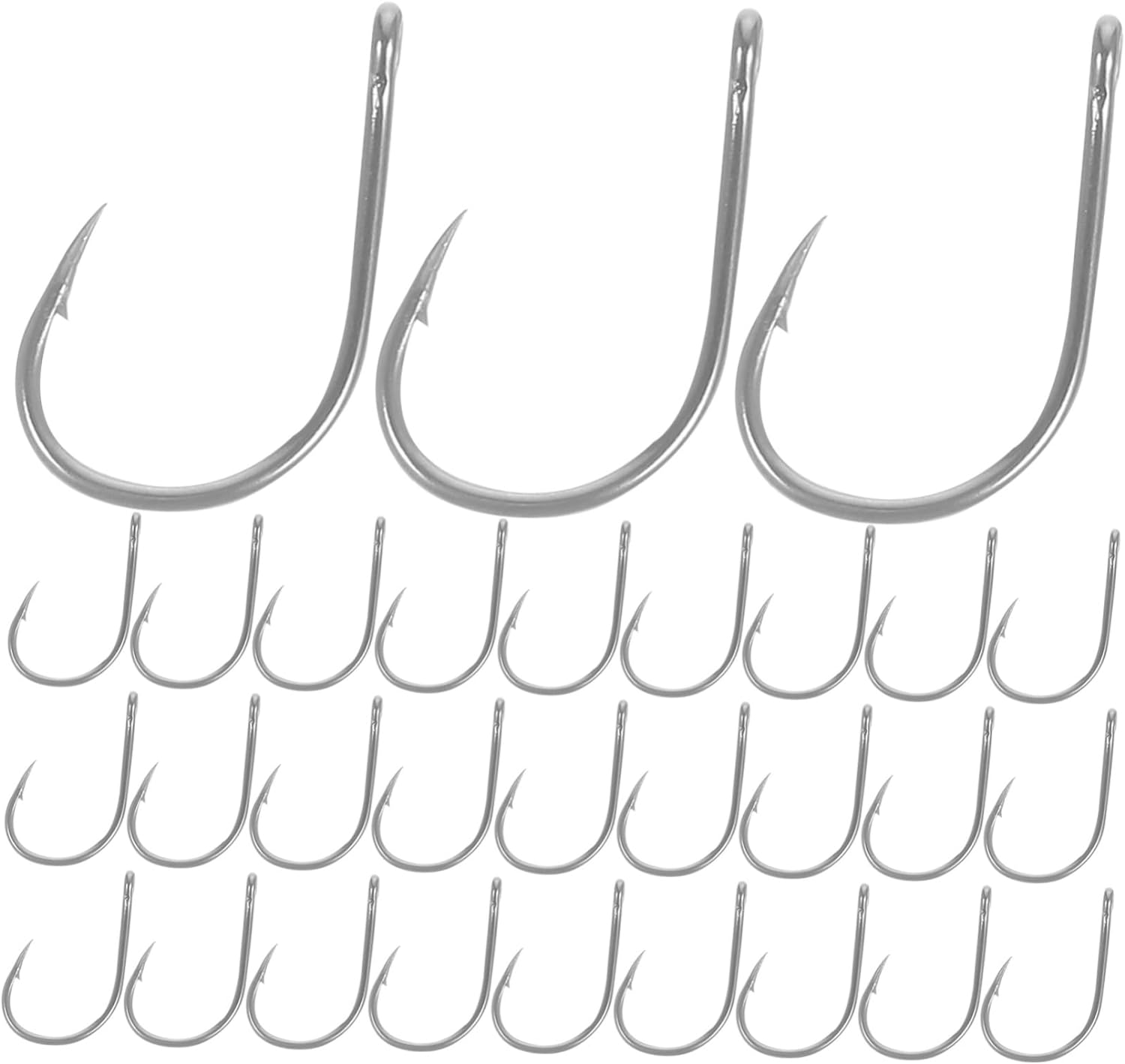 KOMBIUDA 100 Pcs Bait Hooks Bait Holder Hook Lure Hook Fishing Hooks Saltwater Fishing Tackle Worm Swimbait Hook Fishing Baits Spring Lock Fishing Hooks Bass Lure Fishing Gear Boxed image number 1