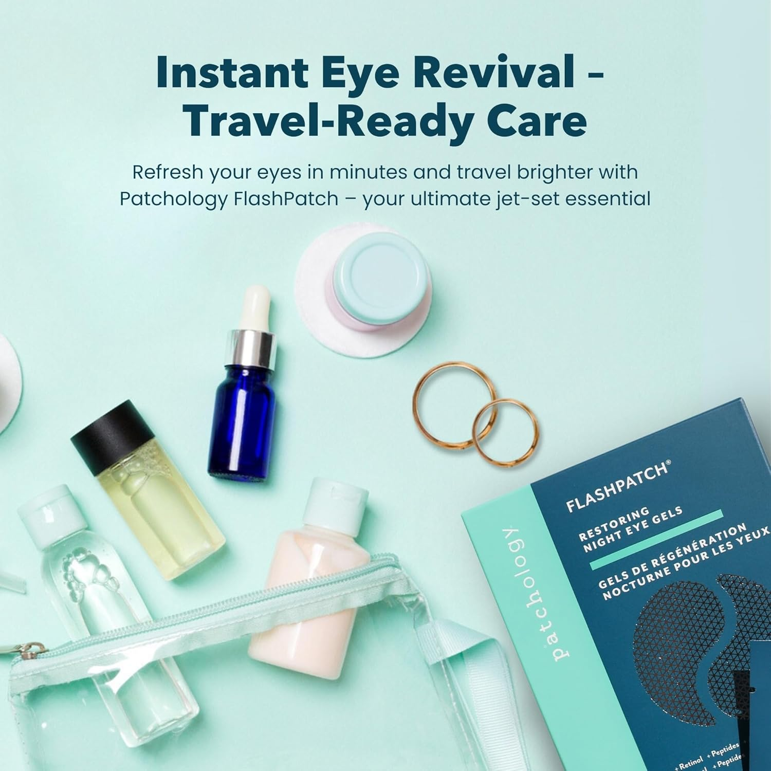 Flashpatch Restoring Night Eye Gels by Patchology for Unisex - 5 Pair Patches