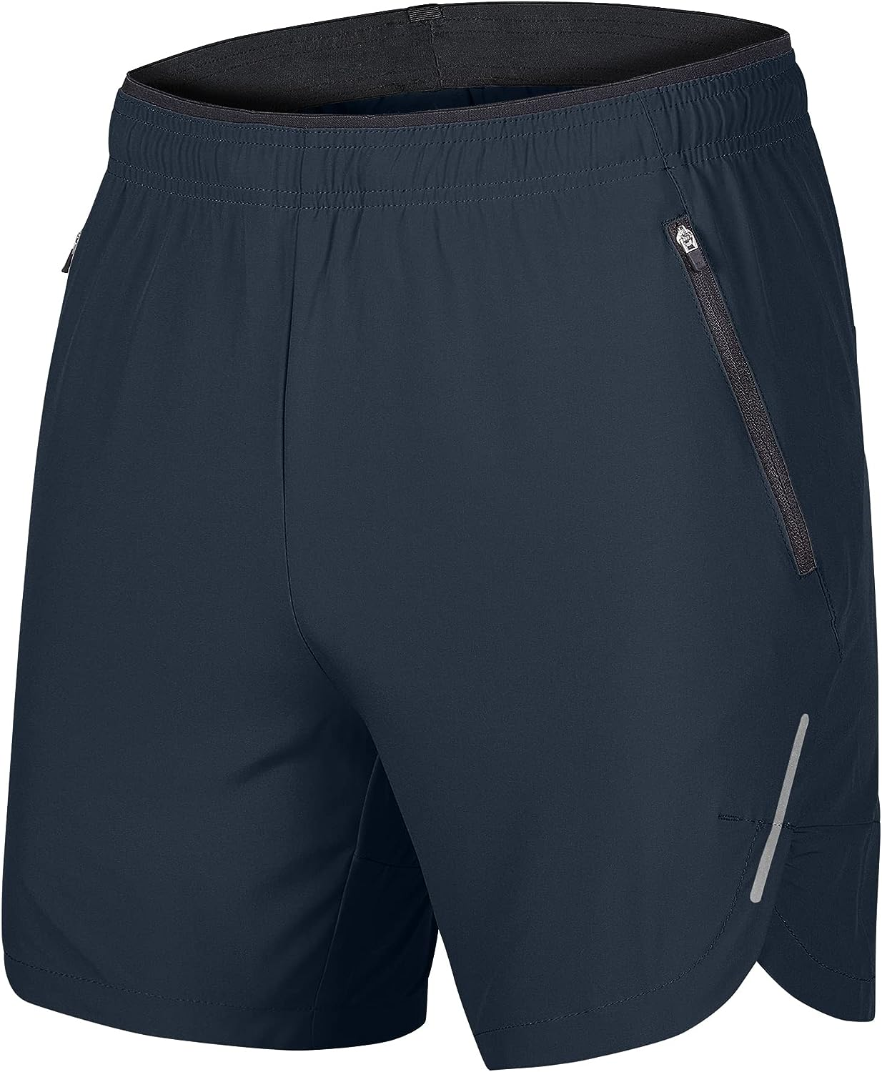 33,000Ft Men'S Blue Athletic Shorts with Pockets, Breathable, Drawstring Closure, Mid Rise, 3 Inch Inseam, Running, Gym, Training image number 2