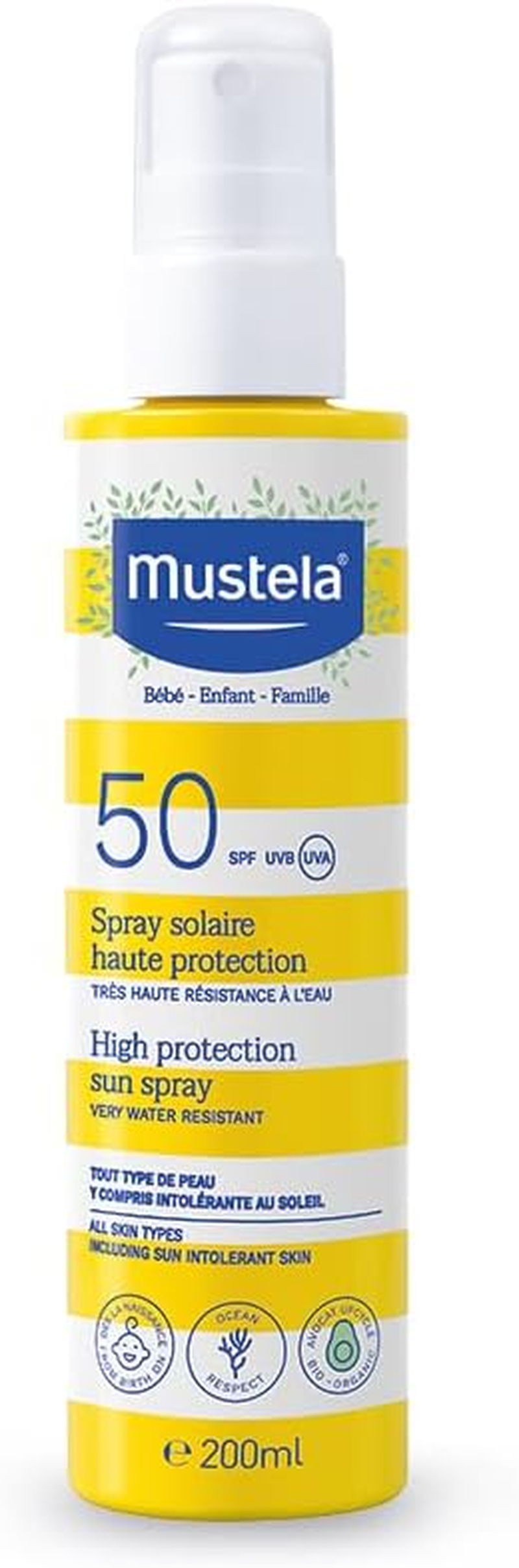 Mustela Sun Spray 200 Ml Blue image number 4