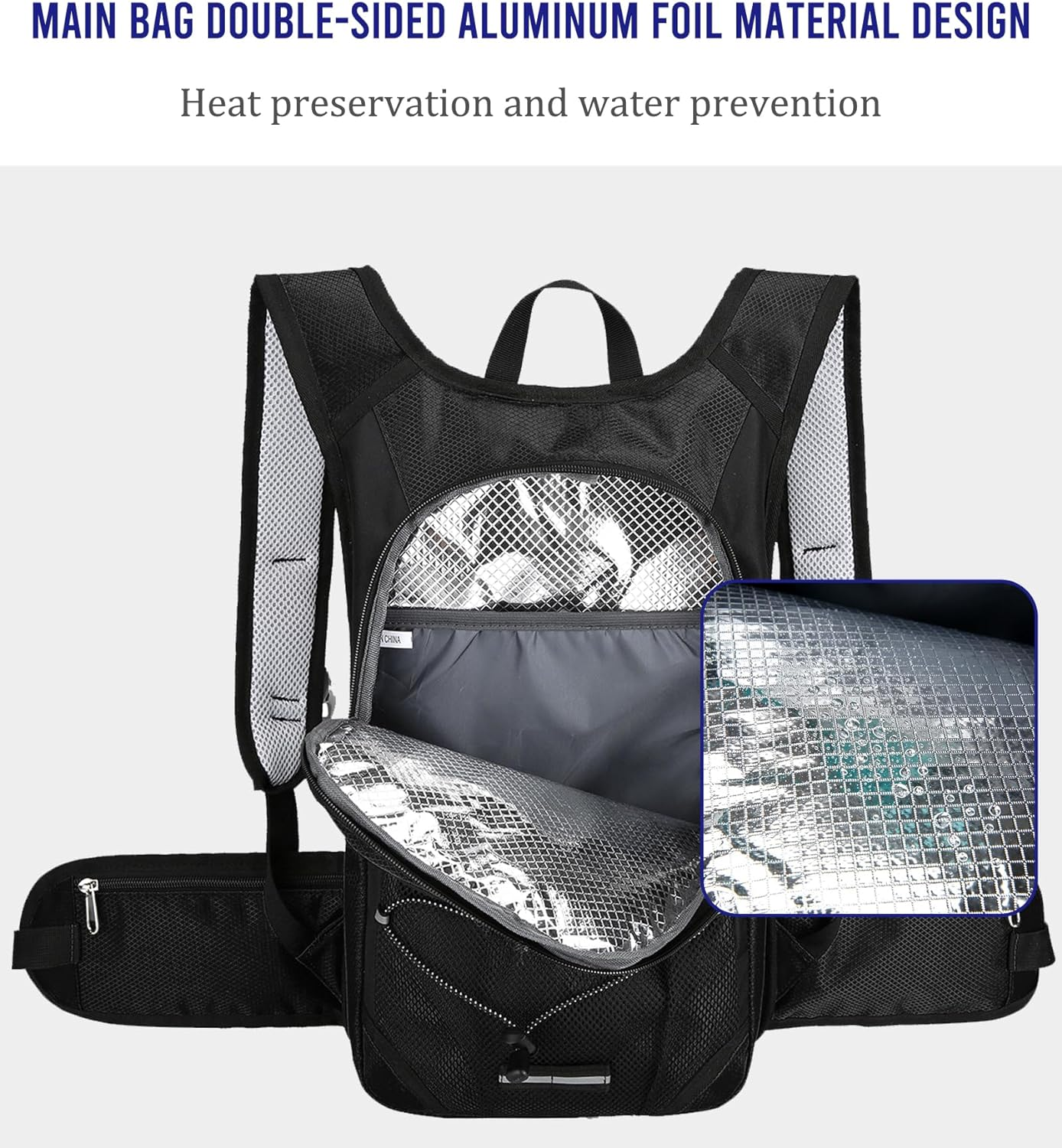 Hydration Pack, Hydration Backpack, and Hydration Vest with a 2L Hydration Bladder Are Suitable for Both Men and Women during Hiking Camping, Running, Trail Running, Marathons, Running Cycling. image number 1