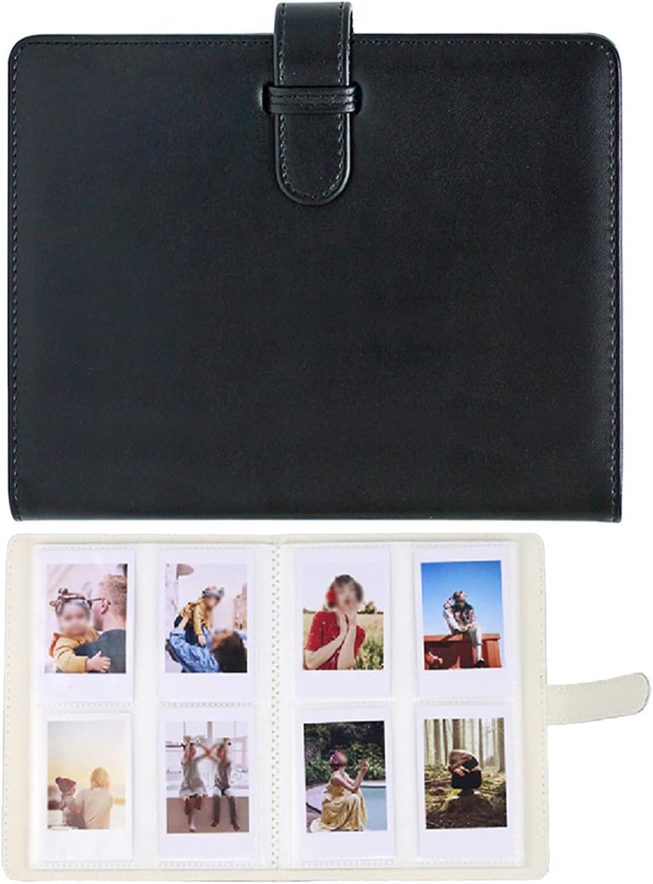 256 Pockets Photo Album, Mini Instant Photo Album Picture Case for Fujifilm Instax Film 7 8 9 11 Instant Cameras, 3 Inch Card Binder Pockets Photo Card Binder, Family Albums for Polaroid Kodak HP(PK)