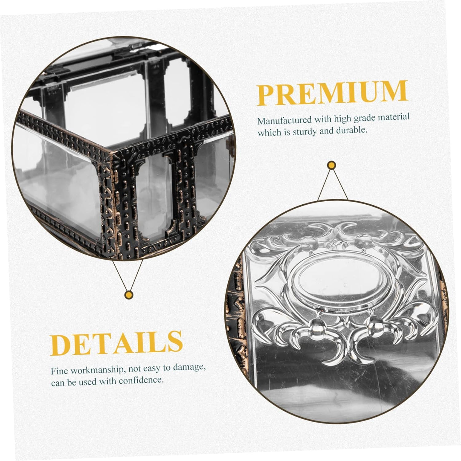 Pirate Treasure Chest Toy Large Vintage Treasure Box for Boy Girl Keepsake Small Jewelry Box Gems and Coins image number 2