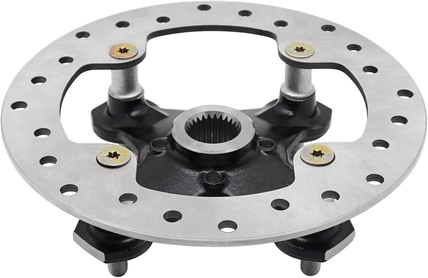Front/Rear Wheel Hub & Studs & Brake Rotor for Can Am Outlander Renegade 450 500 570 650 800 850 1000 2012-2021 image number 3