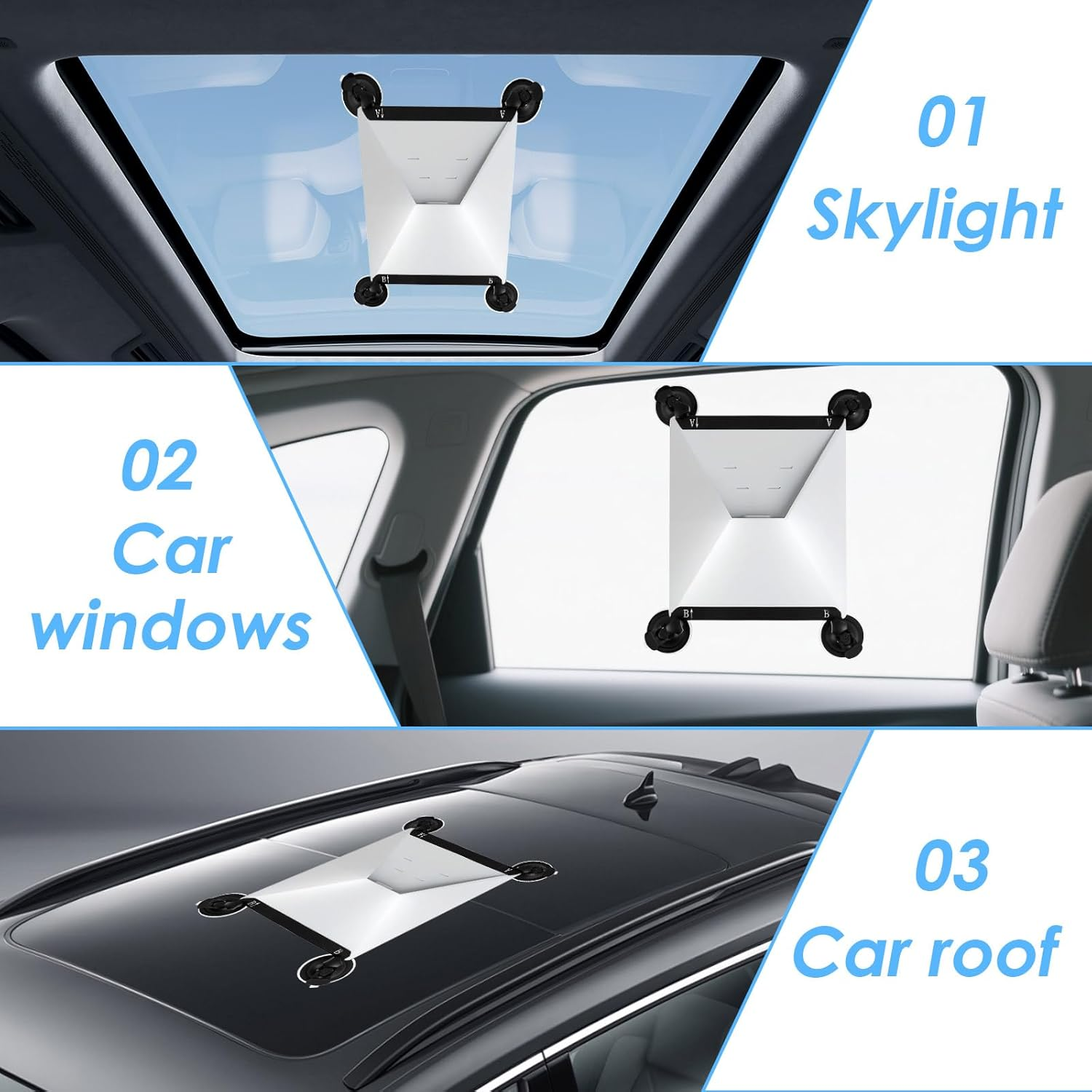 Starlink Mini Sunroof Suction Cup Mount Star Link Secure Mounting Kit for Car Windows and Sunroofs Car Roof Rack Suction Cup Bracket for RV, Boat, Truck (Set of 1) - Set Of 1 image number 5