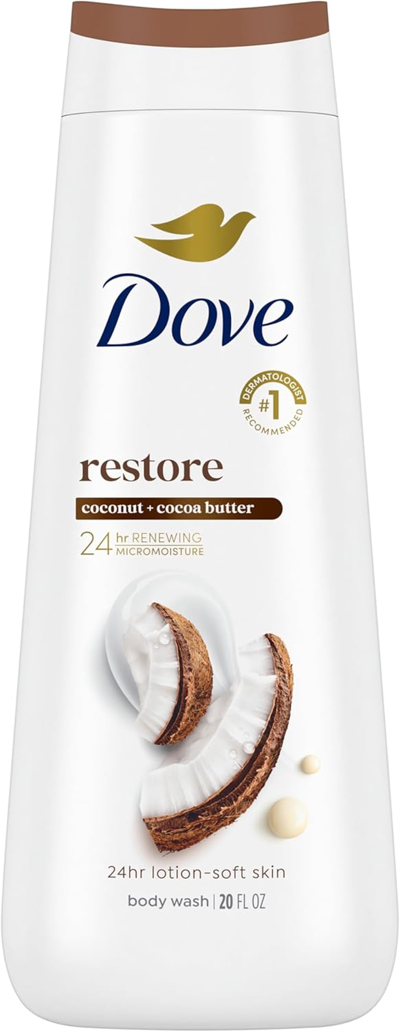 Dove Purely Pampering Body Wash, Coconut Milk with Jasmine Petals 22 Oz image number 2