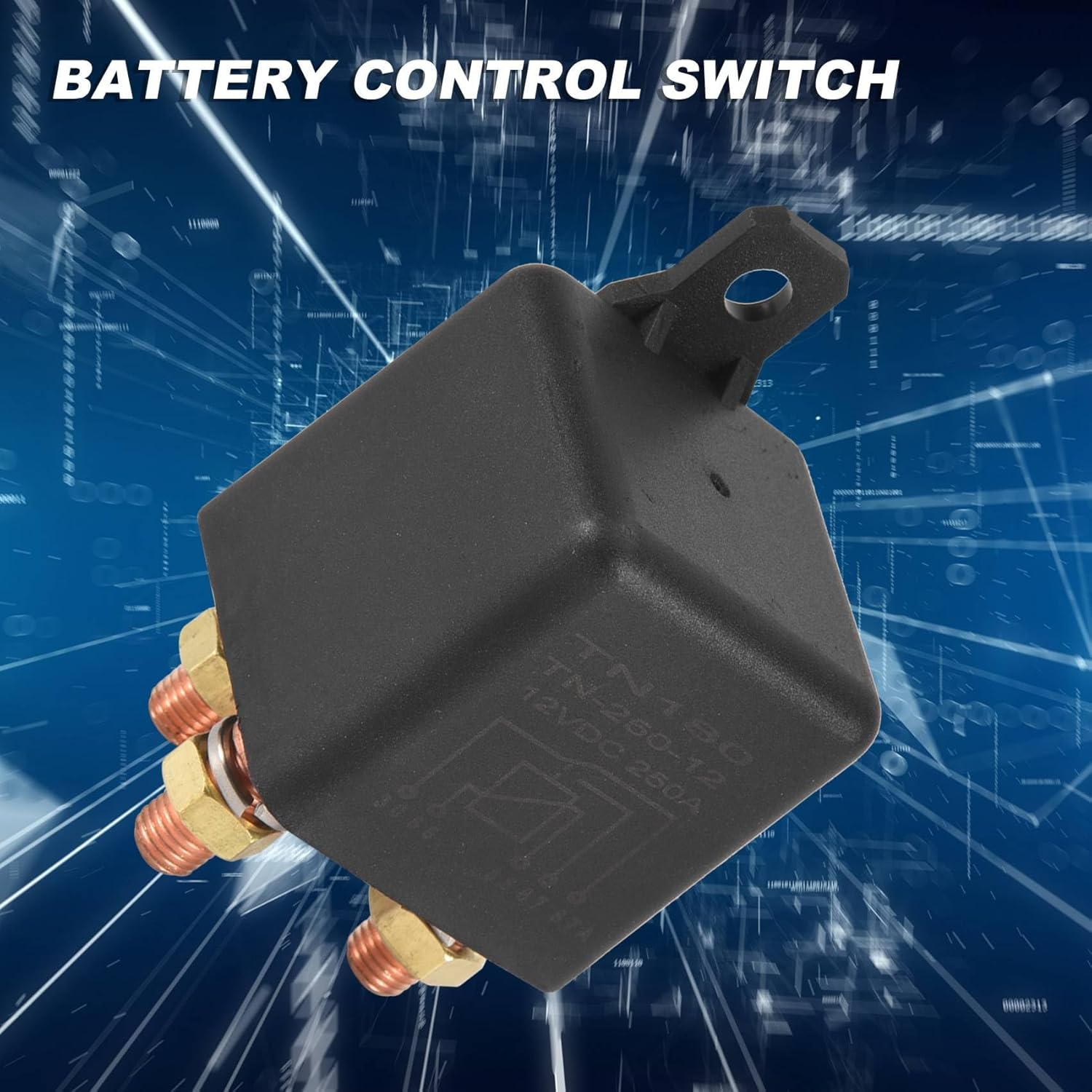 Car Relay 12V 250A Continuous Type High Power Motorcycle Battery Control Switch Terminal Automotive Relay image number 3
