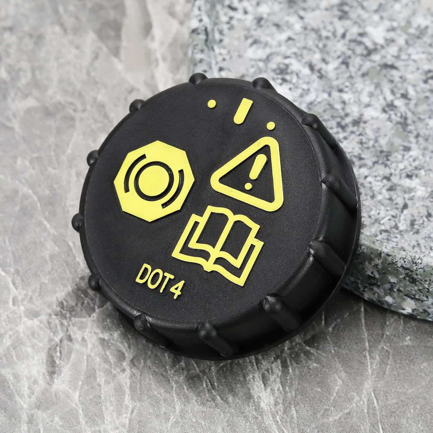 SG Store Car Brake Fluid Bottle Cap Car Brake Fluid Reservoir Cover 1831528 BV612162AB Car Brake Fluid anti Spill Cap Compatible with Ford Focus Mondeo Cmax Smax image number 1