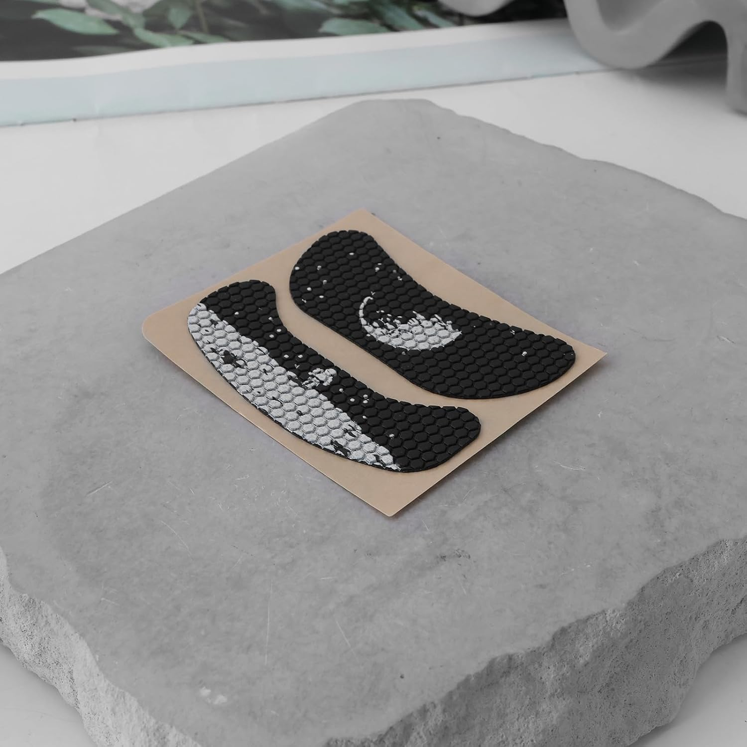 Emsea 1 Set Anti-Slip Mouse Grip Tape Stickers Compatible with Razer Compatible with Viper V3 Pro for Enhanced Gaming Precision Pre-Cut and Sweat-Resistant Skin, Earth Pattern image number 3