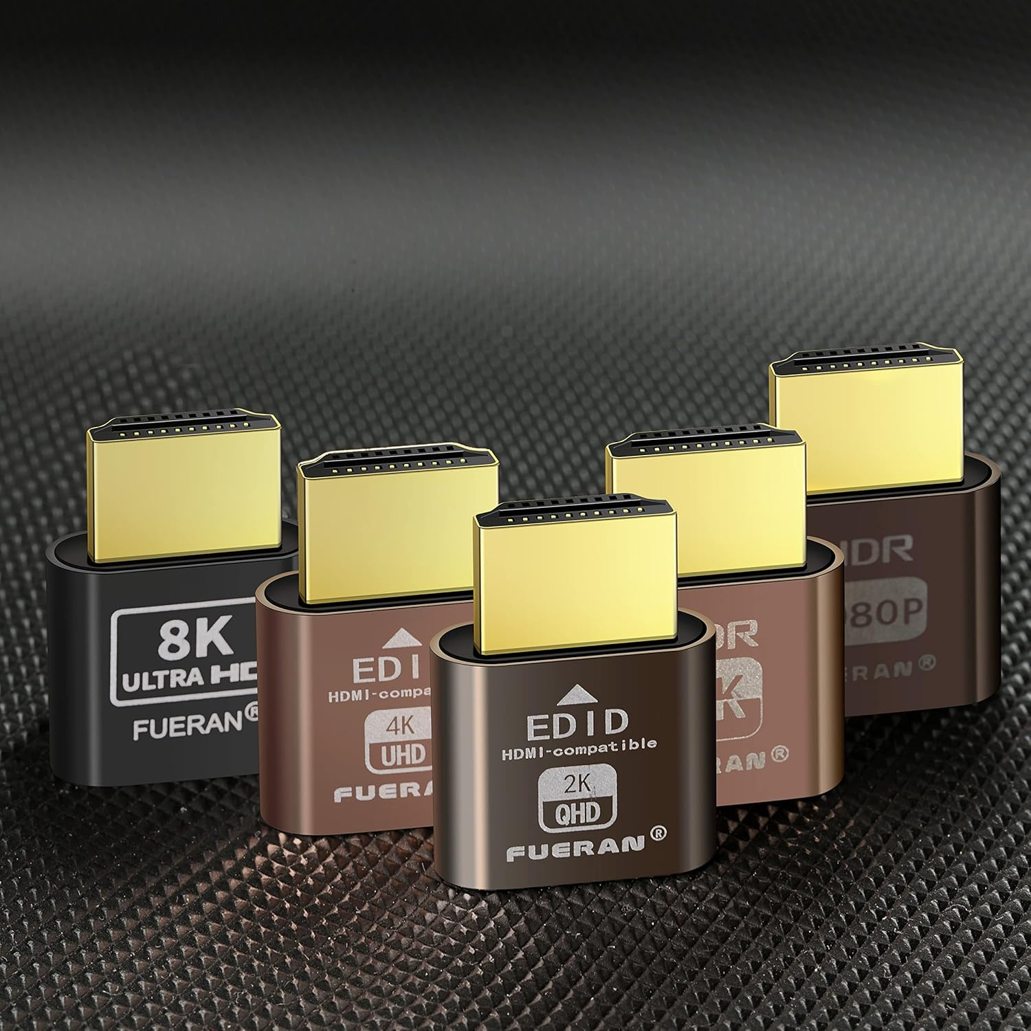 FUERAN 4K Dummy Plug，Virtual Monitor Display Emulator, Headless Display Adapter Supports up to 3840X2160@60-1080@120 Hdmi-Compatible Graphics Acceleration for Ethereum ETH ZEC BTC Mining (4K- HDR-6P) image number 5