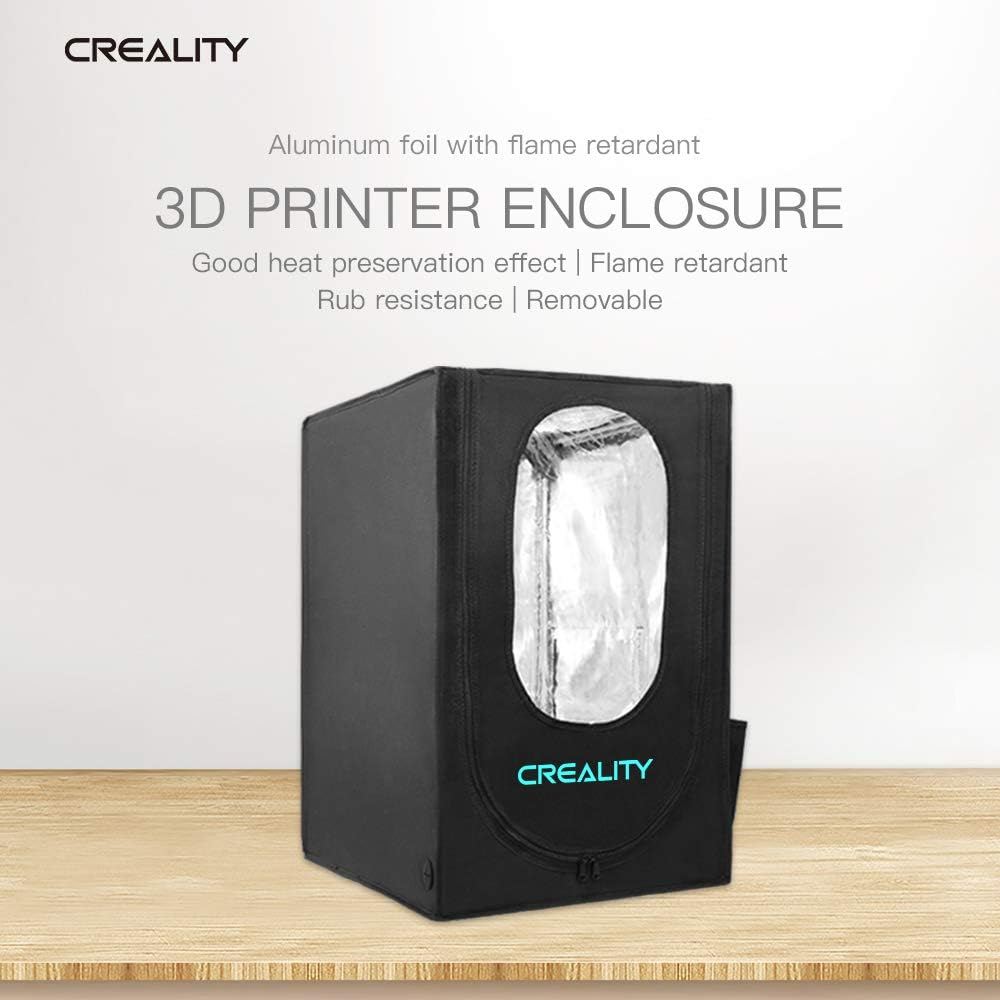 Official Creality Medium Size Fireproof and Dustproof 3D Printer Enclosure for Ender 3/Ender 3 V2/3 Pro/S1 Plus/Ender 5/5 Pro/Cr-10/V2/S/Ender 6/CR-6SE, Constant Temperature Protective Cover Room image number 1