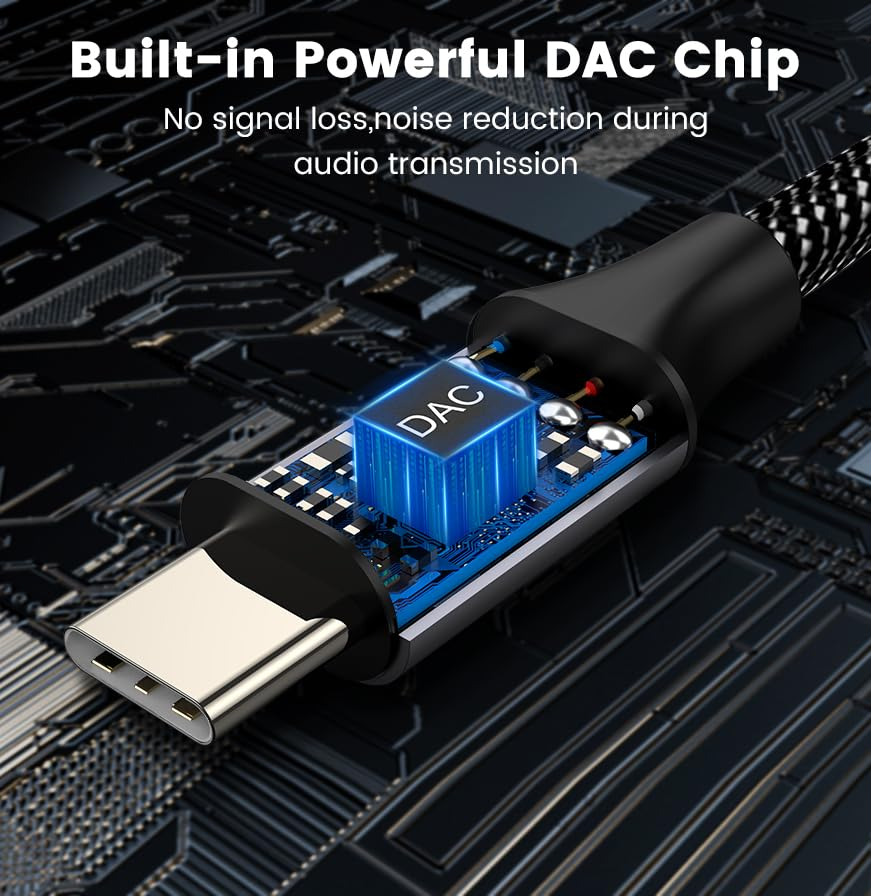 MOSWAG USB C to RCA Cable, Type C to 2RCA Male Y Splitter Compatible with LG Home Theater Amplifier DVD TV Speaker Hi-Fi Amplifer image number 2