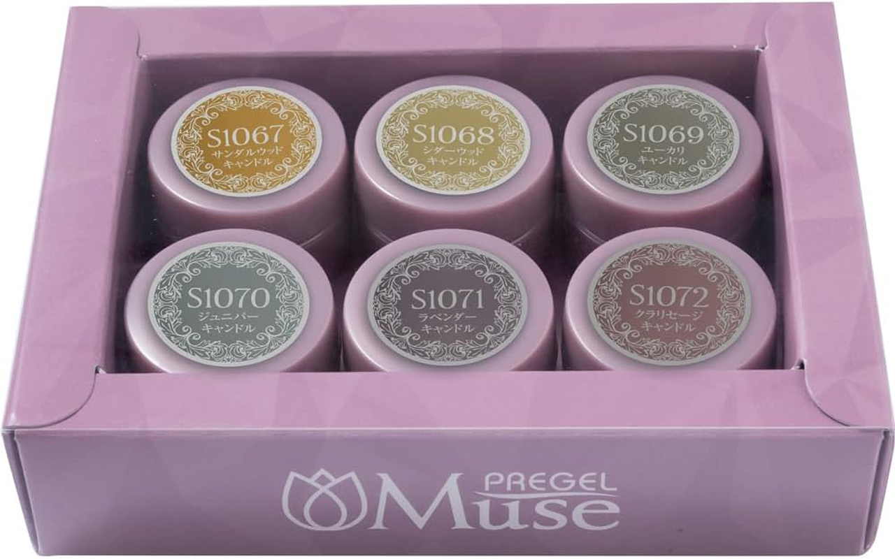 PREGEL Muse Smoky Candle Series 6 Color Set image number 2