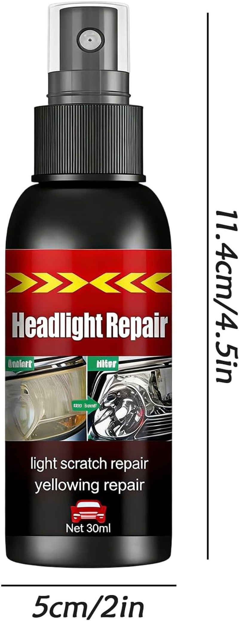 Headlamp Restoration Kit,100Ml Long-Lasting Car Deep Cleaning | Automotive Cleaning Head Light Restoring Kit,For Headlamp Lens Yellowing Stain Restoration Truck RV SUV image number 3