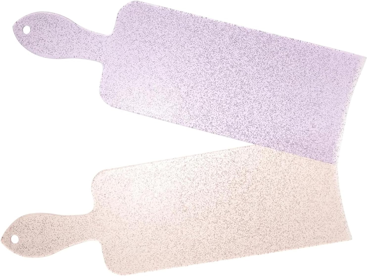 Yeanifeana 2 Pack Professional Hair Highlighting Boards with Non-Slip Grip, Vibrant Color-Coded Salon Foil Paddles for Precise At-Home Hair Coloring & Bleaching Application image number 1