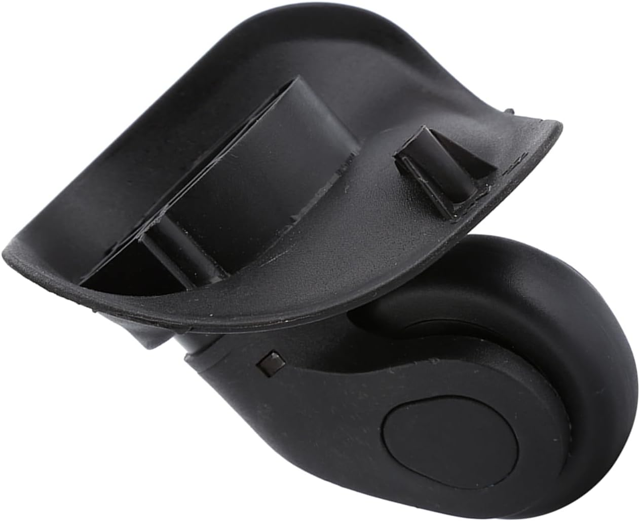 2Pcs PVC Luggage Wheels,Single Roller Double Bearing Luggage Wheels Replacement for Suitcase Accessory Mountaineering Camping Supplies image number 5