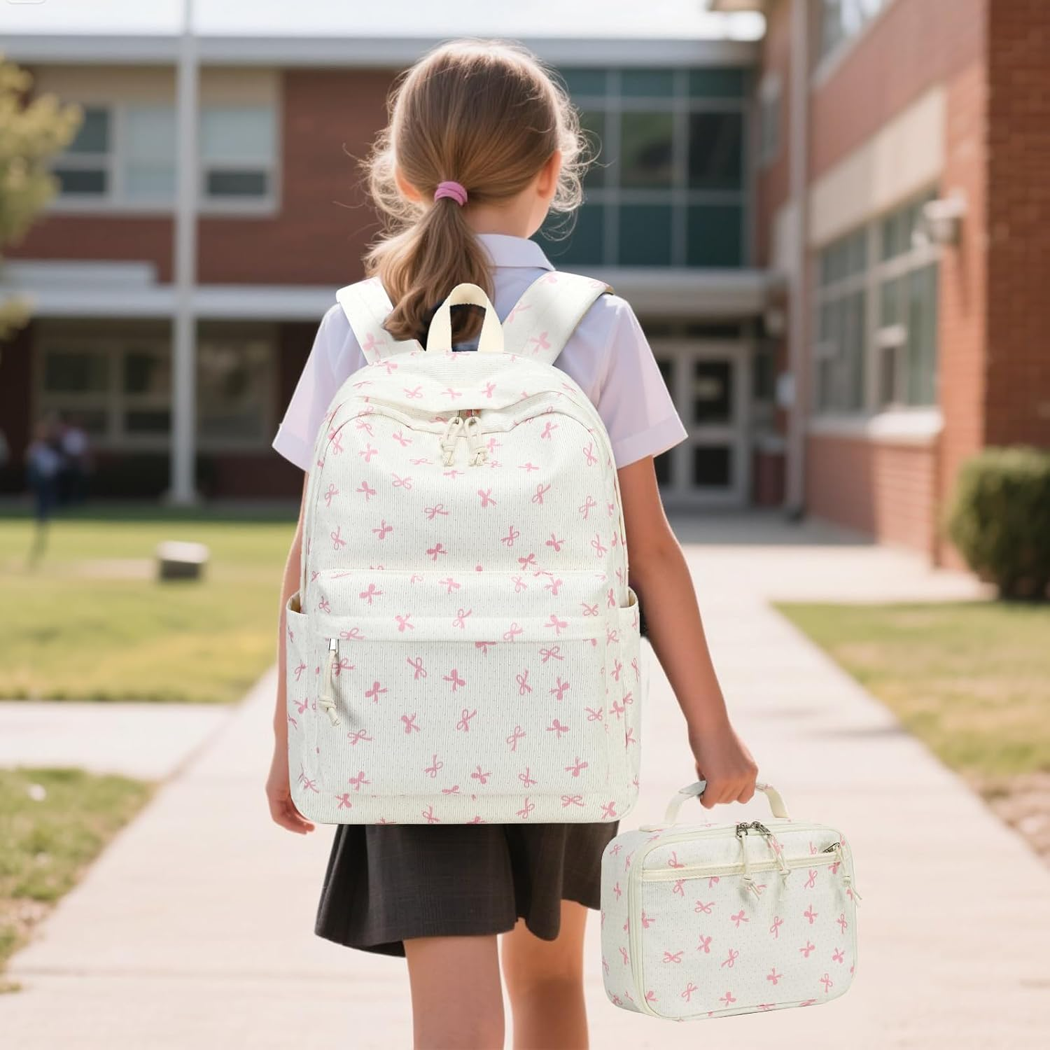 Kids School Backpack with Lunch Box for Girls Bookbag School Bag Preschool Kindergarten Toddler Backpack Tie Dye &hellip;
