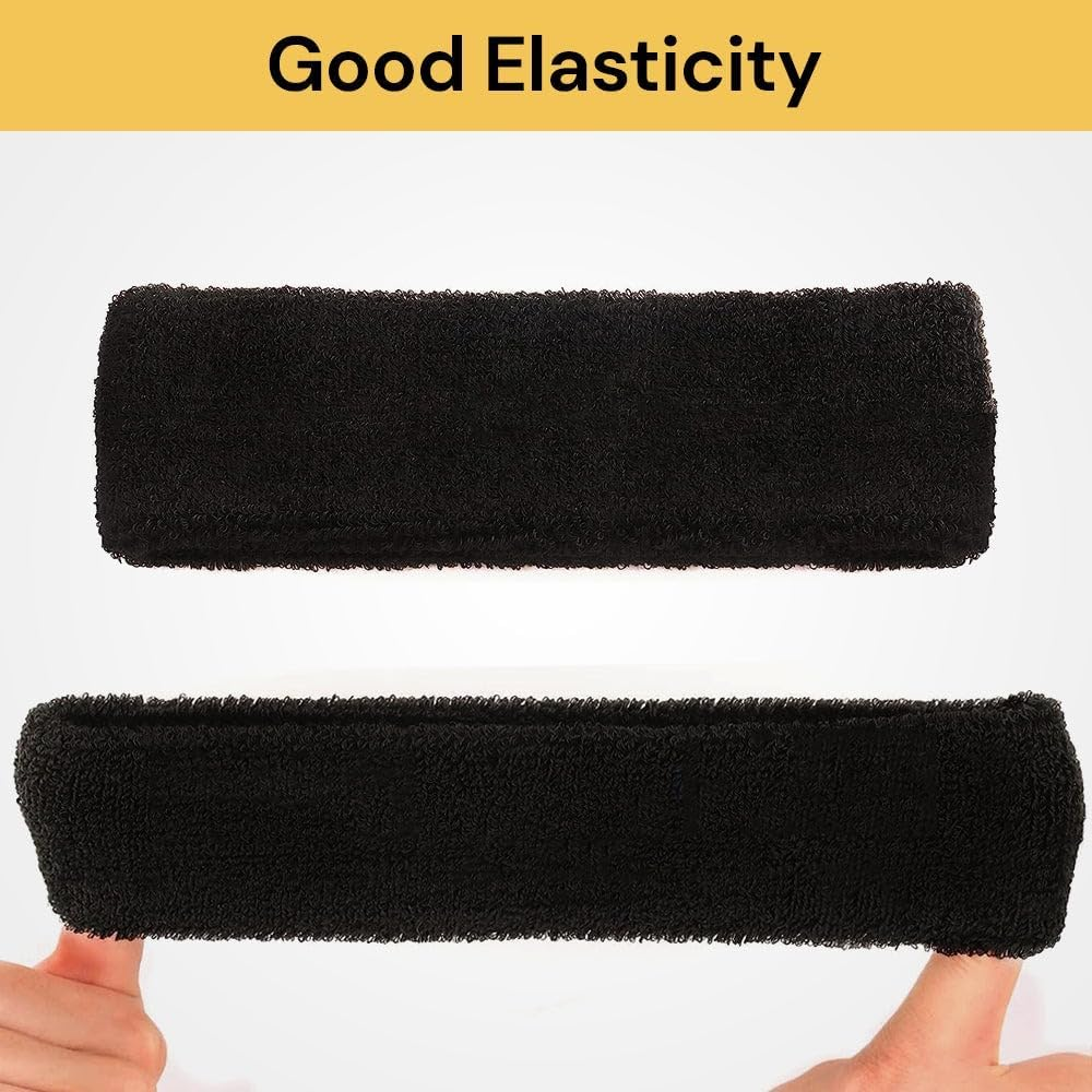 EZONEDEAL Sweatbands Sports Headband for Men & Women, Workout Headband, Sports Headbands, Moisture Wicking Athletic Sweatband for Running, Fitness, Outdoor Activities image number 6