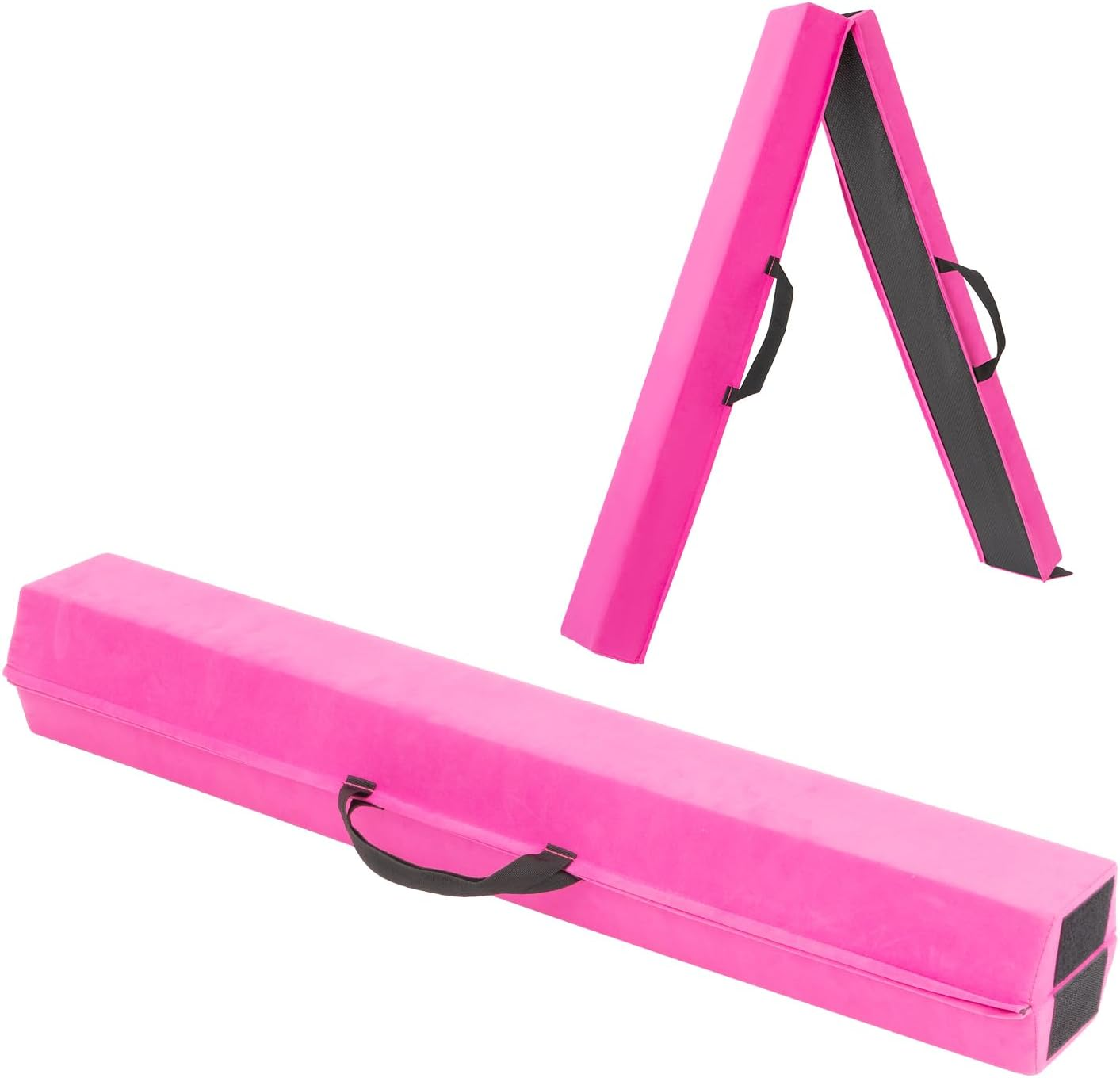 1.8M Folding Balance Beam, Portable Gymnastic Beam with Non-Slip Bottom and Carrying Handles for Kids, Floor Gymnastics Beam for Training, Practice & Professional Home Exercise image number 5