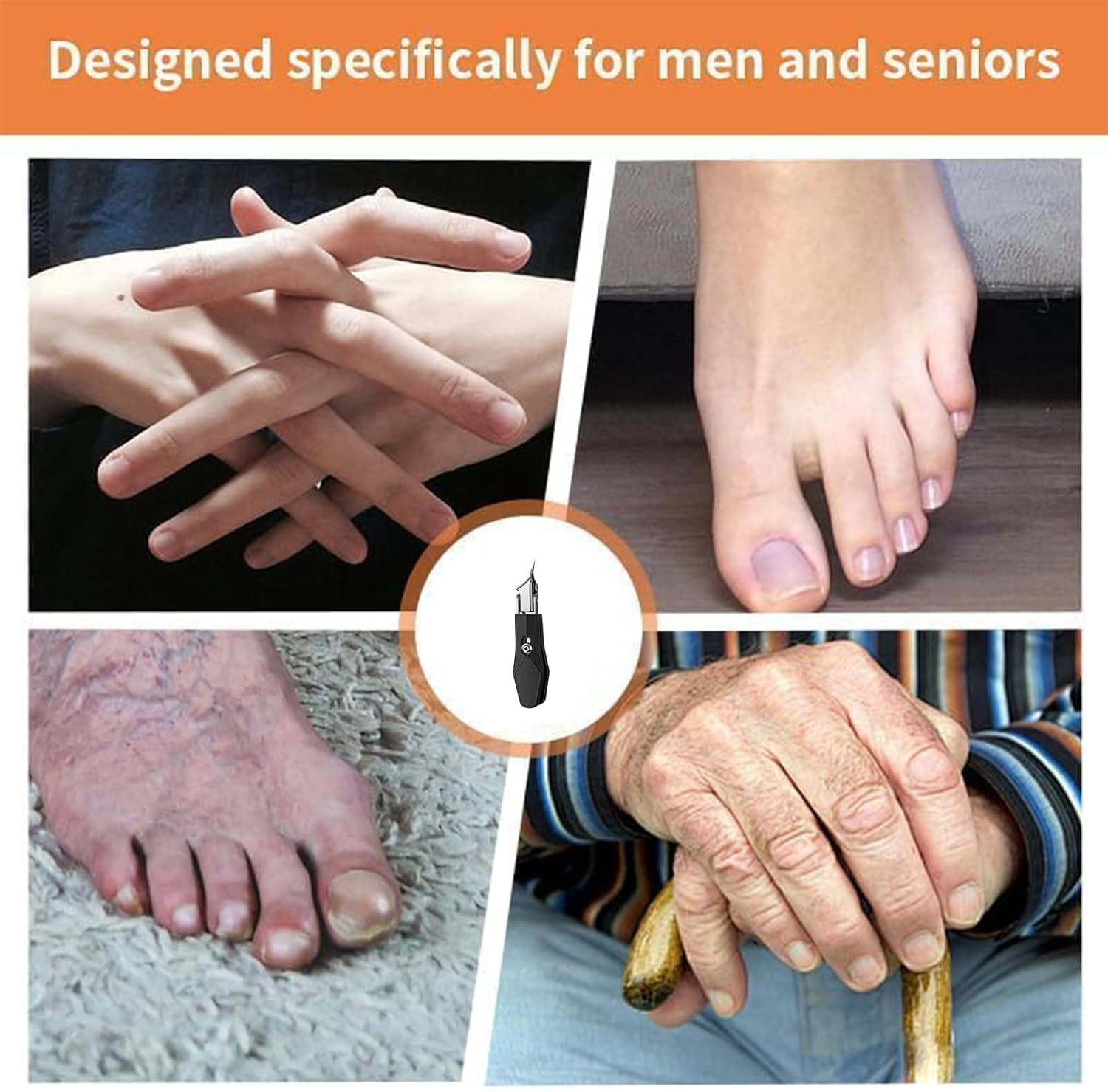 Ksngtixe 1PC Eagle Beak Nail Clipper, Professional Angled Toenail Cutter for Seniors & Thick Nails - Precision Grooming Tool for Pedicure, Manicure, Home & Travel Use image number 5