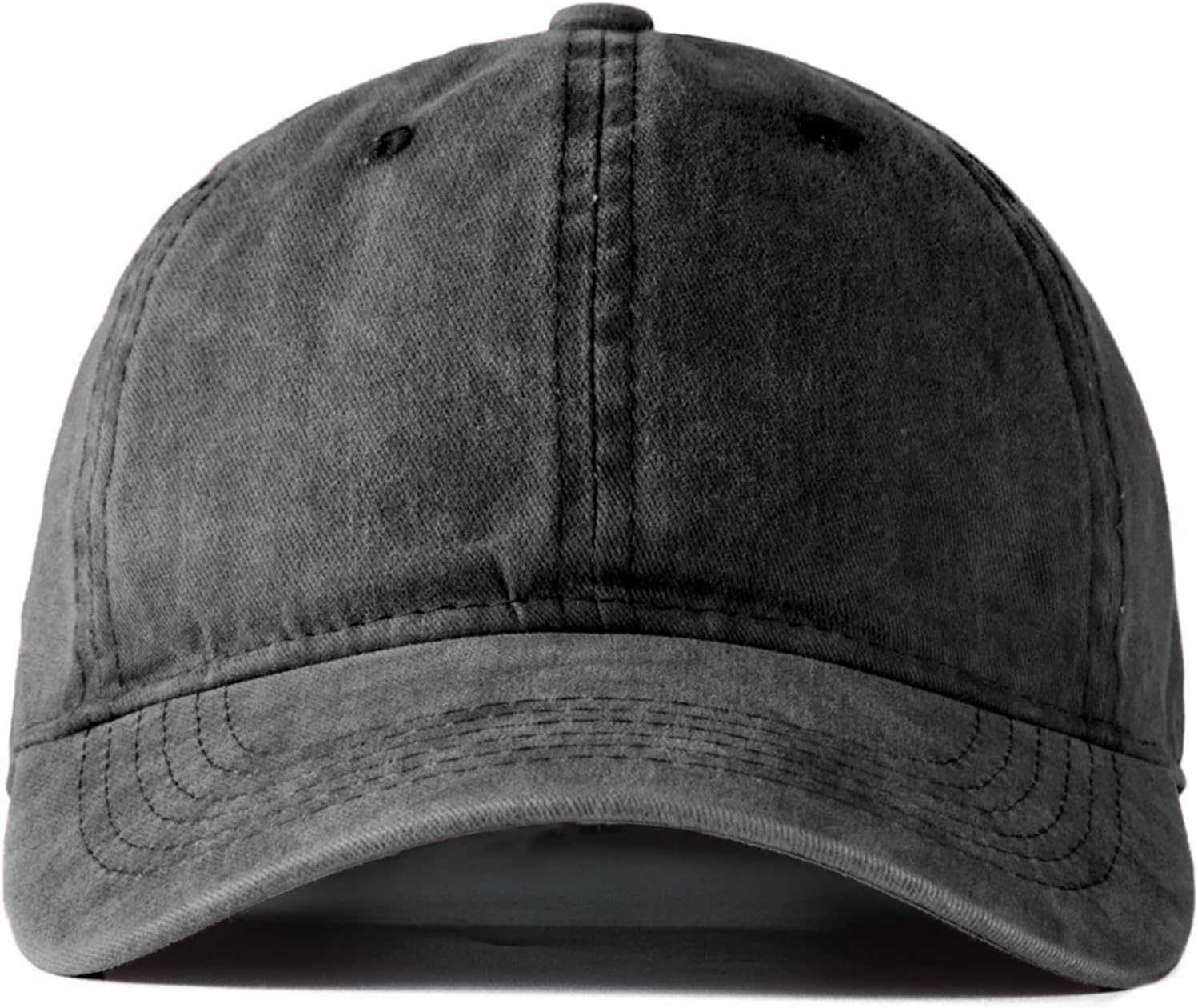Edoneery Adjustable Low Profile Plain Cotton Baseball Cap Hat(A1004) image number 1