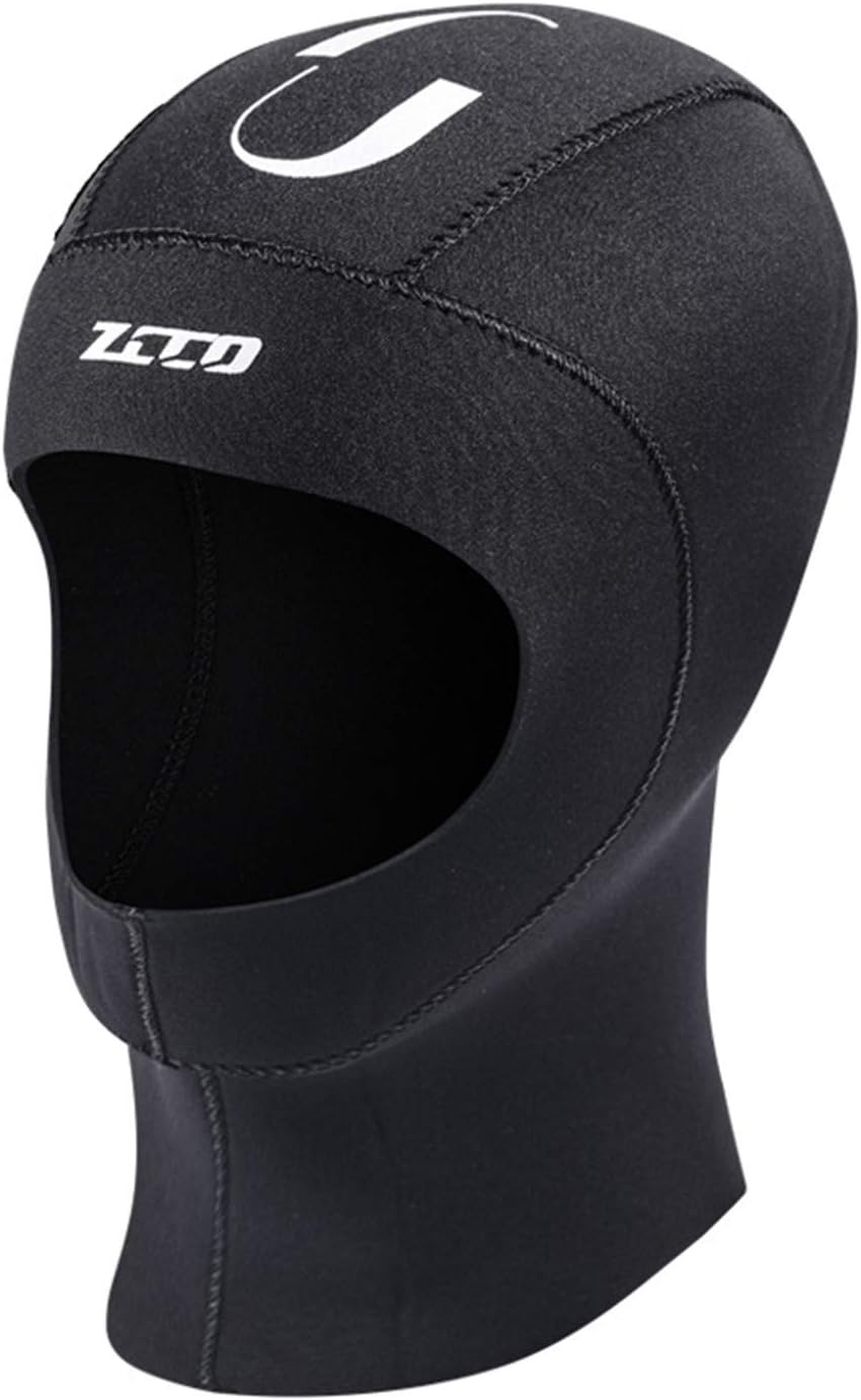 ZCCO Scuba Diving Hood 3Mm/5Mm Neoprene Wetsuit Hood Durable Stretchable Diving Cap, Surfing Thermal Hood for Snorkeling Kayaking Sailing Canoeing Water Sports &hellip;