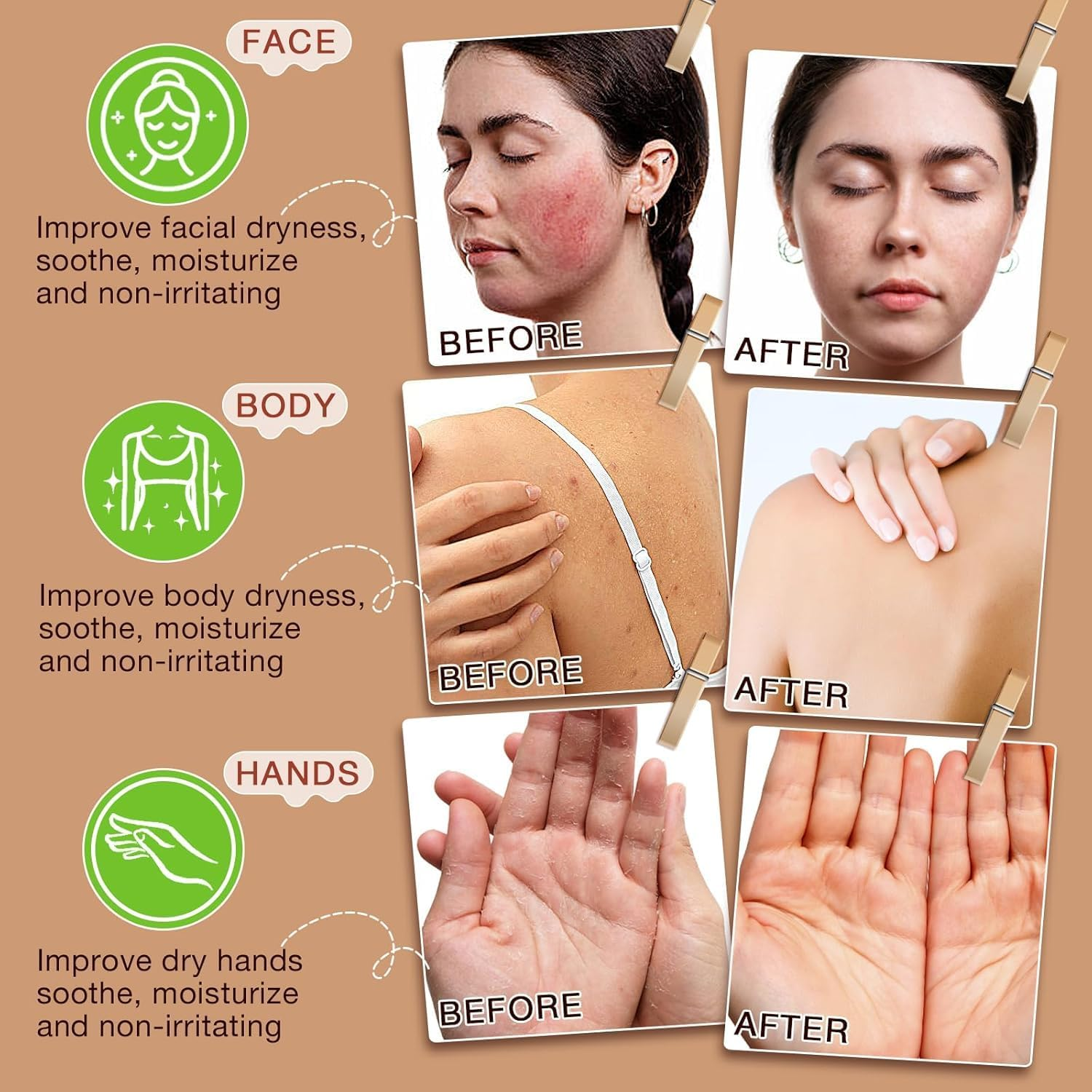 Beef Tallow Moisturiser and Honey Balm，Moisturizing Cream for Soft, Smooth Skin - Handmade All-Natural Moisturizer (2 Oz Lavender) image number 2