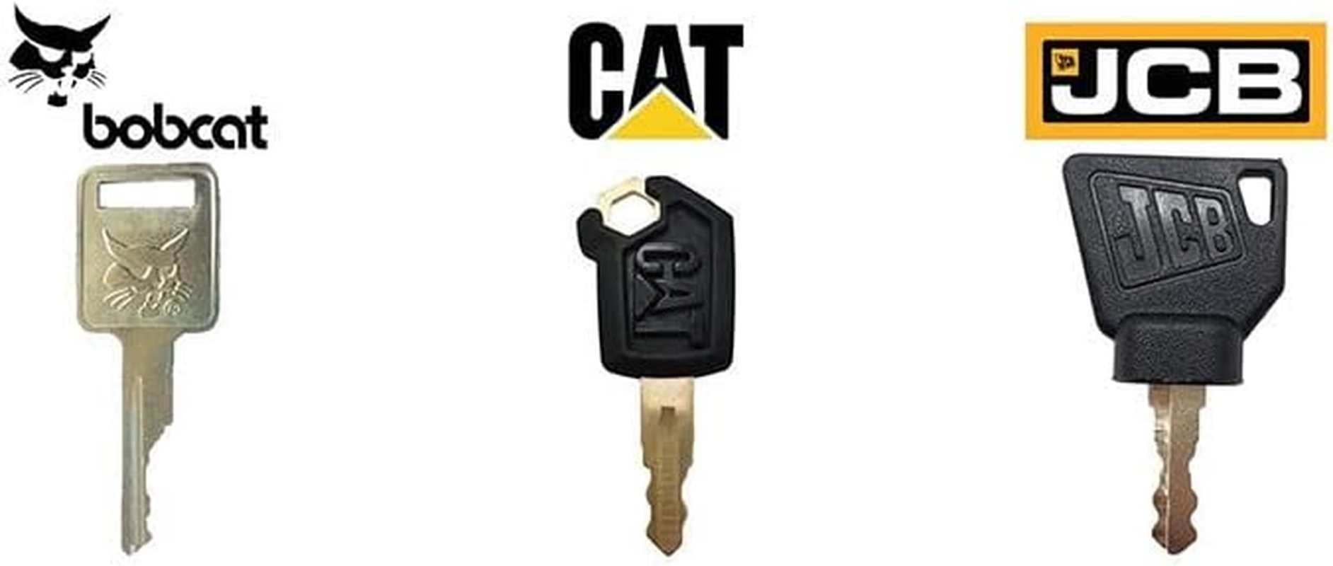 24 Heavy Equipment Construction Machines Master Ignition Key Cat Volvo JCB Case