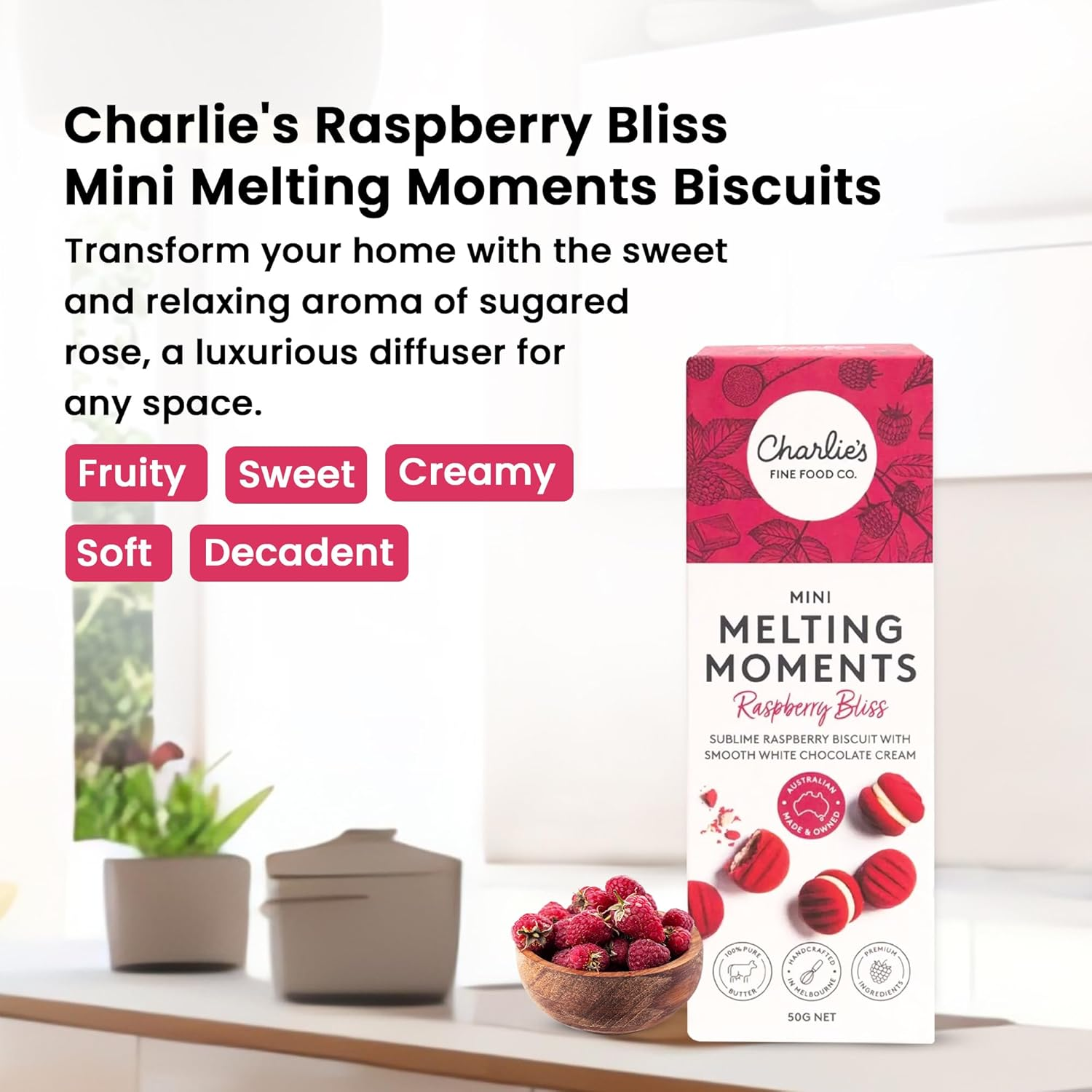 Luxury Wine & Spa Gift Hamper, Featuring Chandon Ros&eacute;, Gourmet Biscuits & Relaxing Bath Soak, or Thank You Hamper image number 4