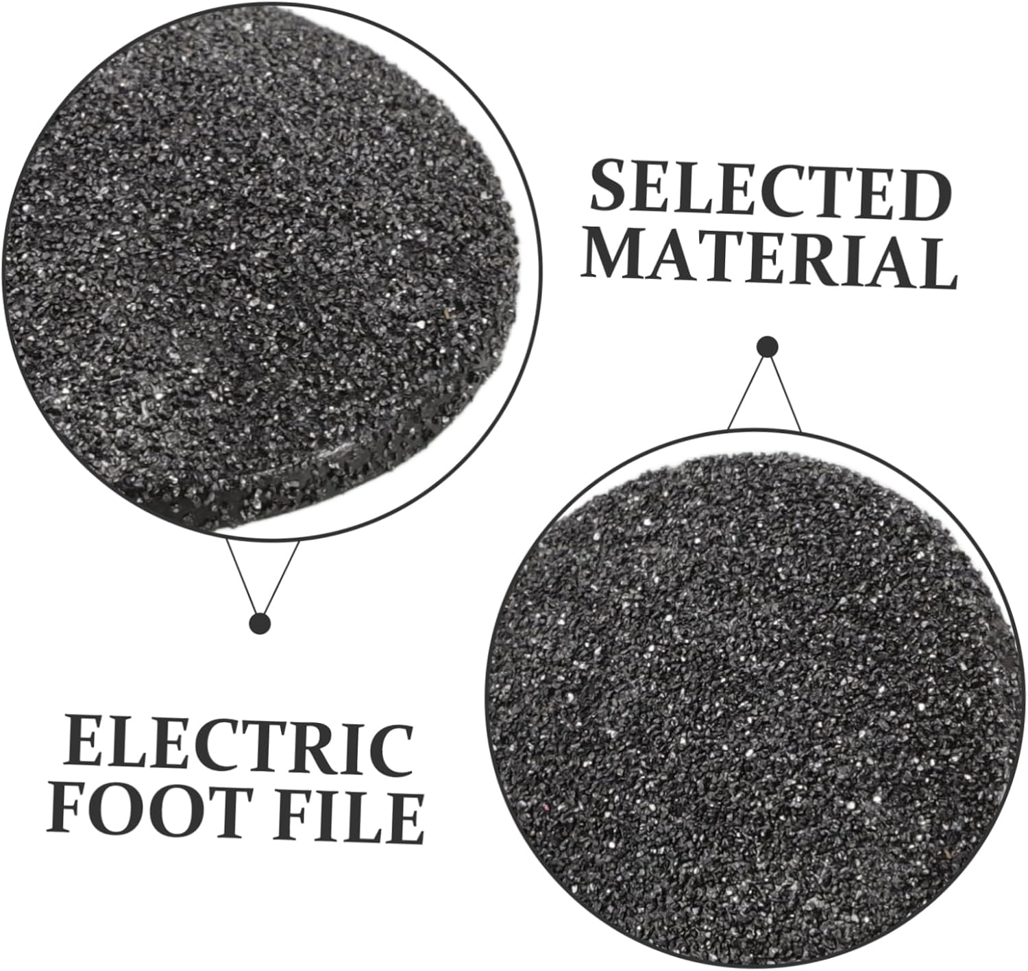 Minkissy 10Pcs Electric Foot File Pad Replacement for Foot Grinder Callus Remover image number 4