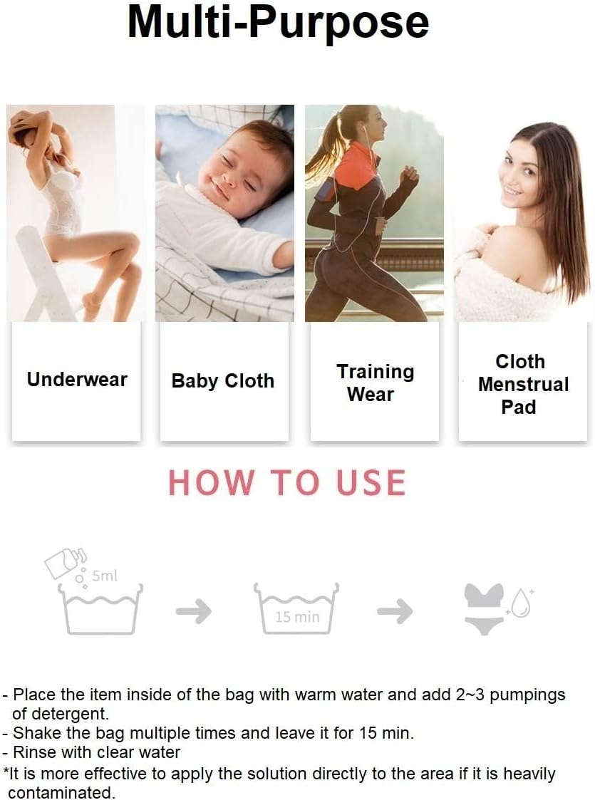 Underwear Washing Detergent 500Ml - Ideal Hand Wash for Lingerie image number 2