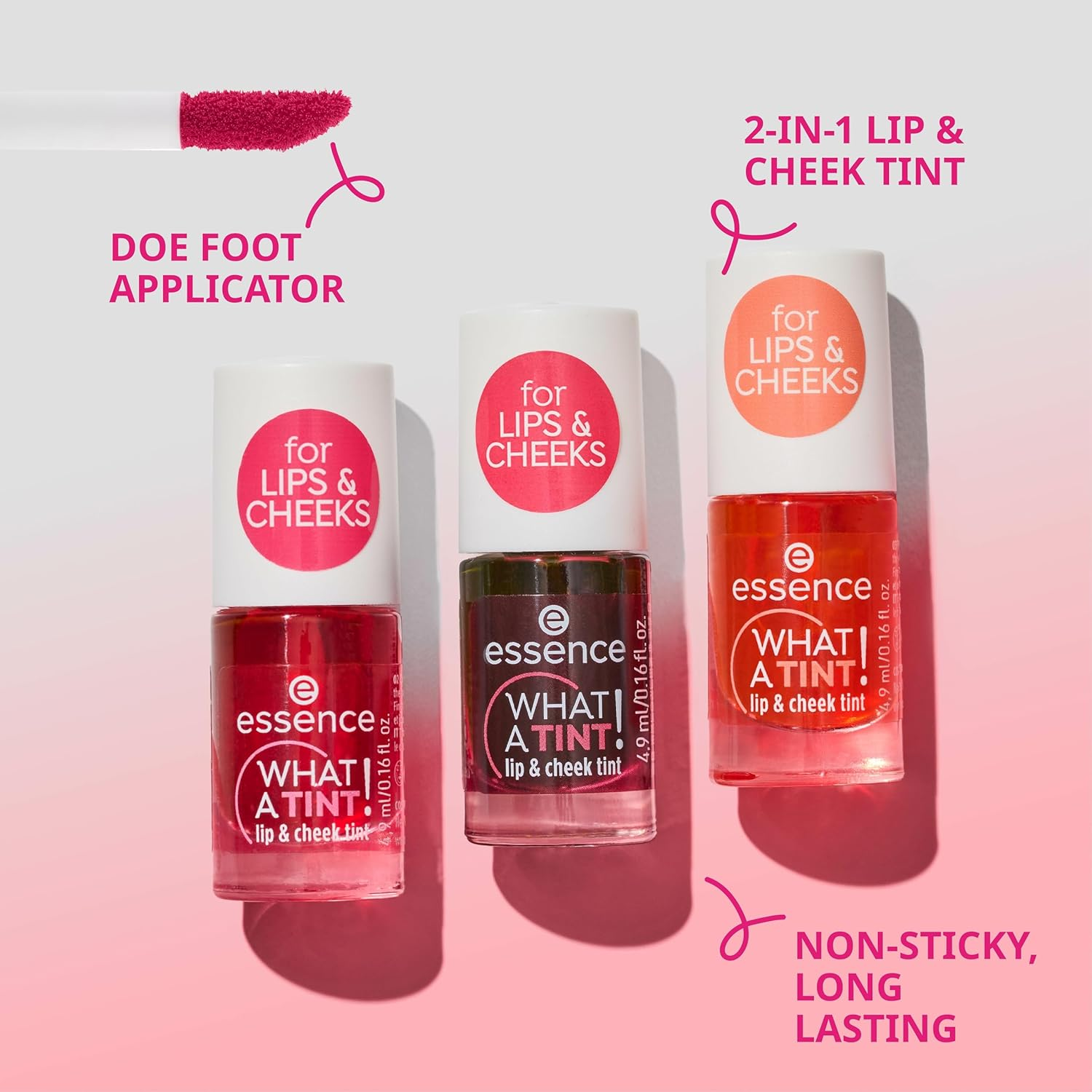 Essence WHAT a TINT! Lip & Cheek Tint 02 Coral Sunset image number 3