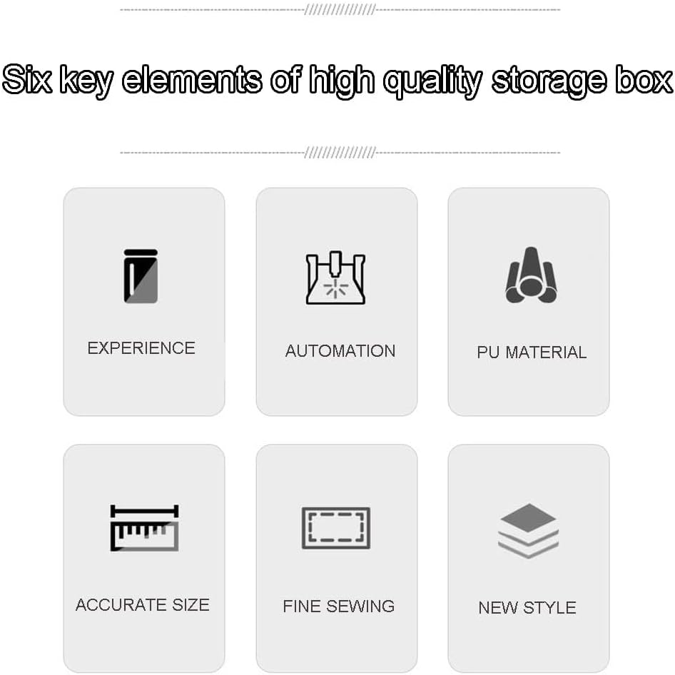 YOZOTI Card Deck Box Leather Large Size Fit 550 plus Sleeved Cards Compatible with Single/Double Sleeved Toploader MTG TCG Ccg(Black,Blue) image number 2