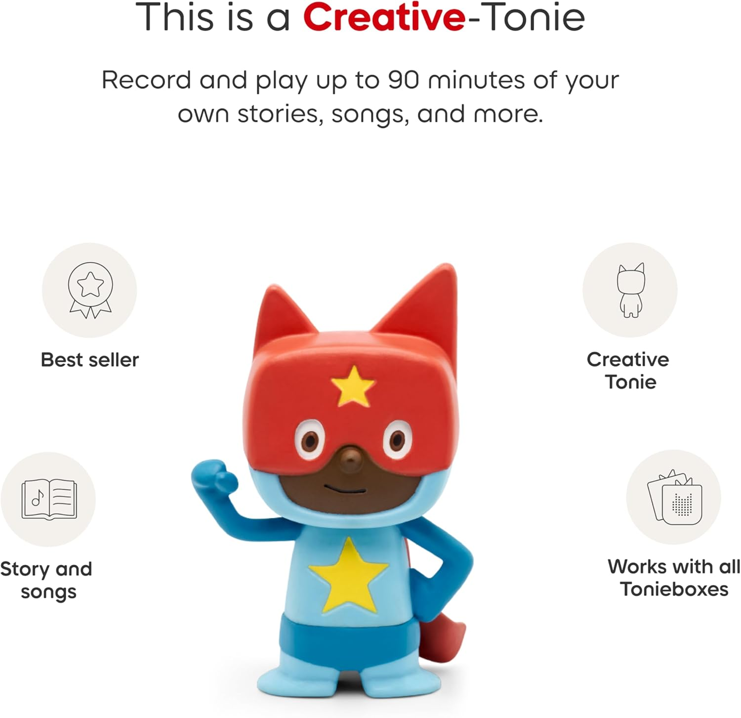 Tonies Superhero Creative Create You Own Magical Adventures with Your Creative Blue image number 3