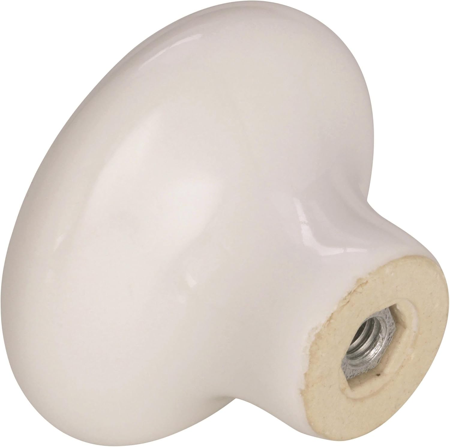 Amerock217Whtallison Valueallison Value 1-1/2 in (38 Mm) Diameter White Cabinet Knob,Single,White image number 3