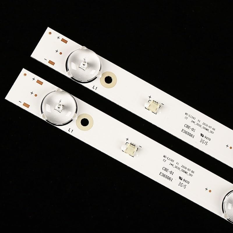 8Pcs X32 Inch LED Backlight Strip Compatible with Tv MS-L1343 JL.D32061330-081AS-M FZD-03 E348124 HM 32V L2202 L1074 6-Leds 6V 580Mm image number 2