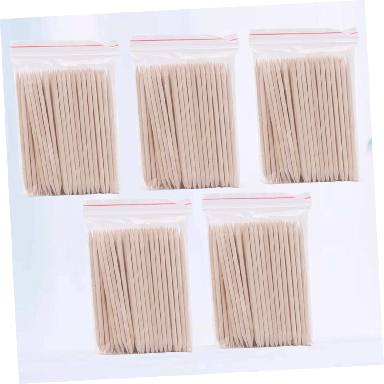 500 Pcs Wax Applicator Sticks Multi Functional Beauty Wood Nail Sticks for Manicure Eyebrow Waxing Hair Removal Double Sided Design Smooth Finish for Detailed Areas image number 5