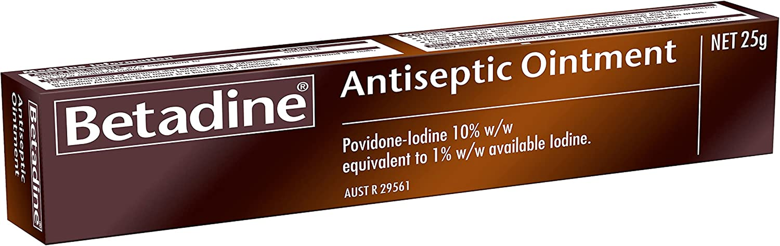 Betadine Antiseptic Ointment, Treatment of Skin Infections, Minor Cuts and Abrasions, Helps Prevent Infection, 25G image number 1