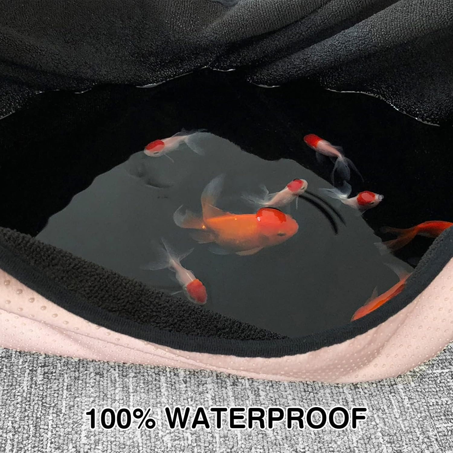 Black Waterproof Sweat Towel Seat Cover Universal Non-Slip for Car Truck SUV Seat for Dog & Kid Workout Outdoor or Sport Activities image number 5
