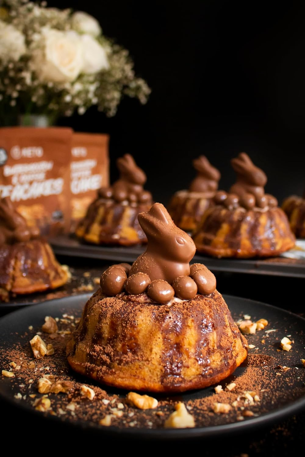 Get Ya Yum on 90 Second Butterscotch & Coffee Teacakes: NO SUGAR, LOW CARB, <1G CARB per TEACAKE, GLUTEN FREE, VEGAN FRIENDLY, PLANT BASED, KETO FRIENDLY image number 5