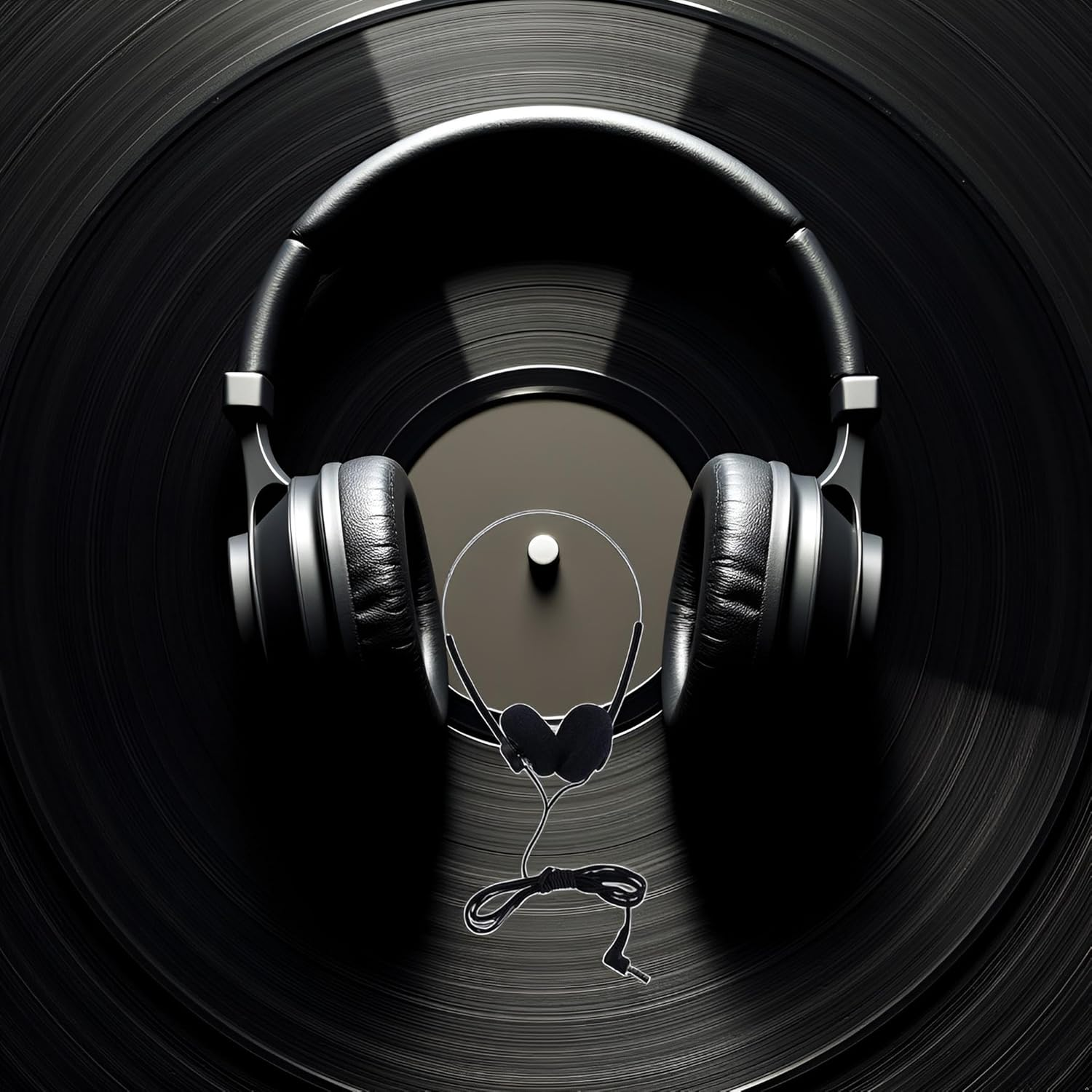 Black Retro on Ear Headphones, Wired Stereo Headphones, Walkman Headphone, Lightweight Portable Headphone with Adjustable Headband,Over-Ear Headphones,Open-Ear Headphones,Headphones and Earbuds image number 1