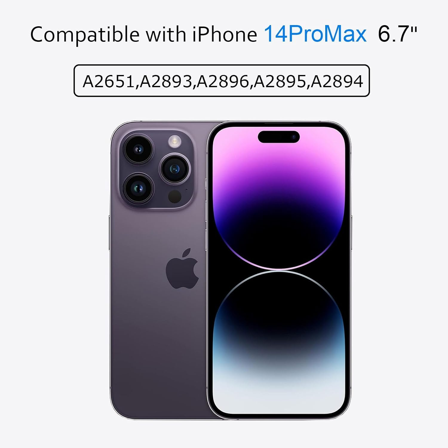 EFAITHLIFE for Iphone 14 Pro Max Screen Replacement 6.7 Inch,Lcd Display Touch Screen Digitizer Assembly Compatible with Model A2894, A2651, A2893, A2895(No Tools) image number 3