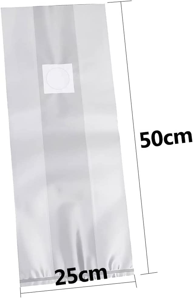 100Pcs Mushroom Grow Bags Grains Spawn Substrate High Temp Pre Sealable Square Bag AU image number 6