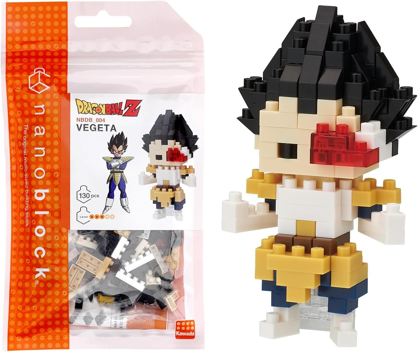 Nanoblock - Naruto Shippuden - Sasuke Uchiha, Nanoblock Character Collection Series (Box of 12) - Frieza image number 7