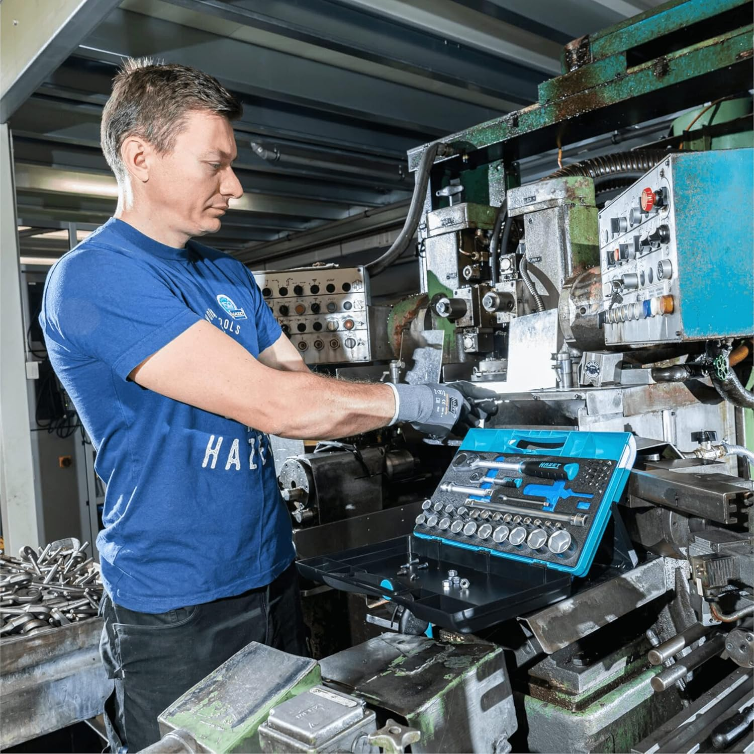 Hazet 953HP Ratchet and Socket 47 Pieces Set image number 4