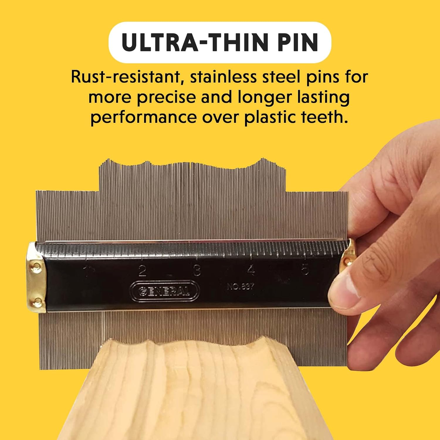 General Tools 837 Contour Gauge Duplicator, 6-Inch image number 6