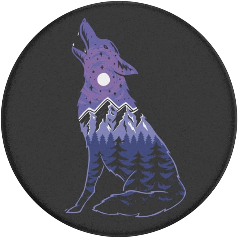 POPSOCKETS Pop Grip Holder for Phone & Tablet (Genuine) - Howl You Doin' - Ultra Blue image number 7