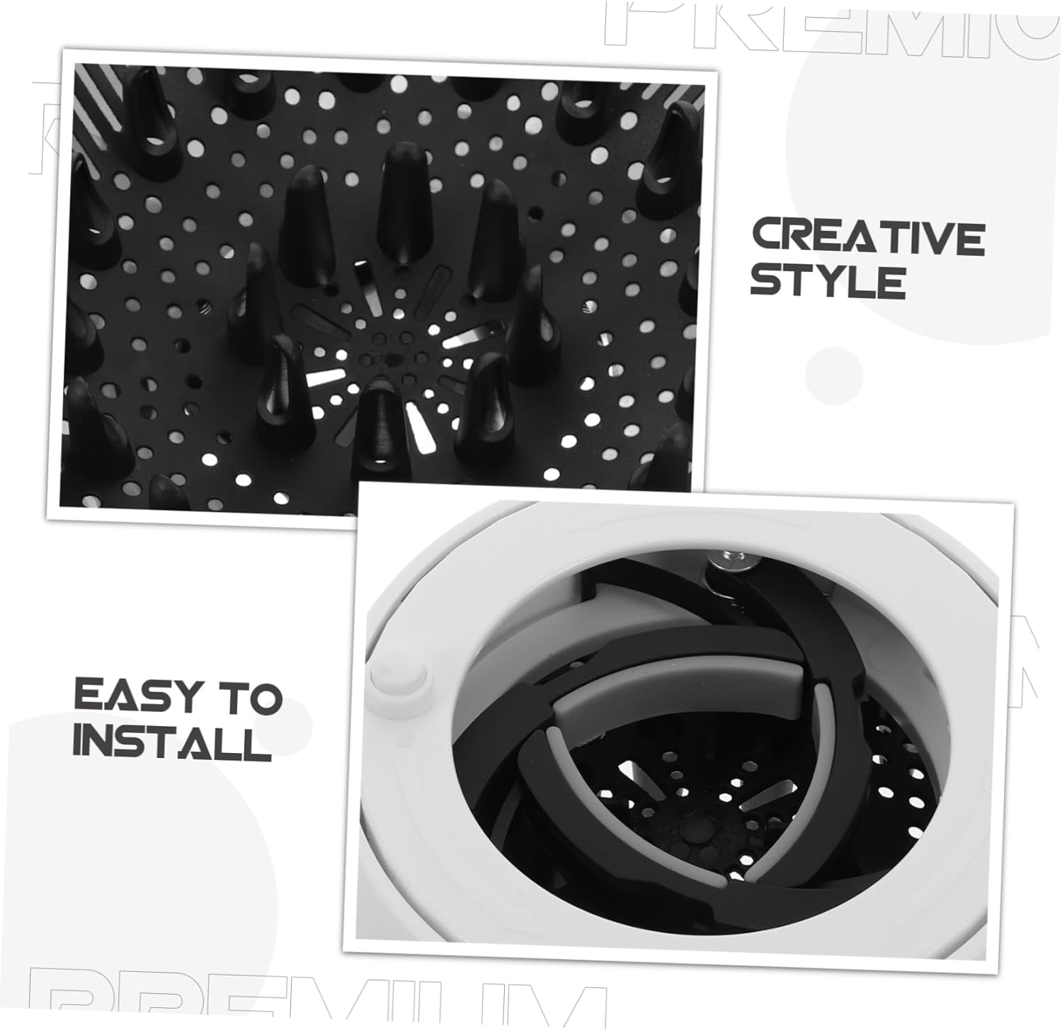 Ipetboom Portable Hair Dryer Diffuser Hair Blow Diffusers Nozzle Attachment for Blow Dryer image number 6